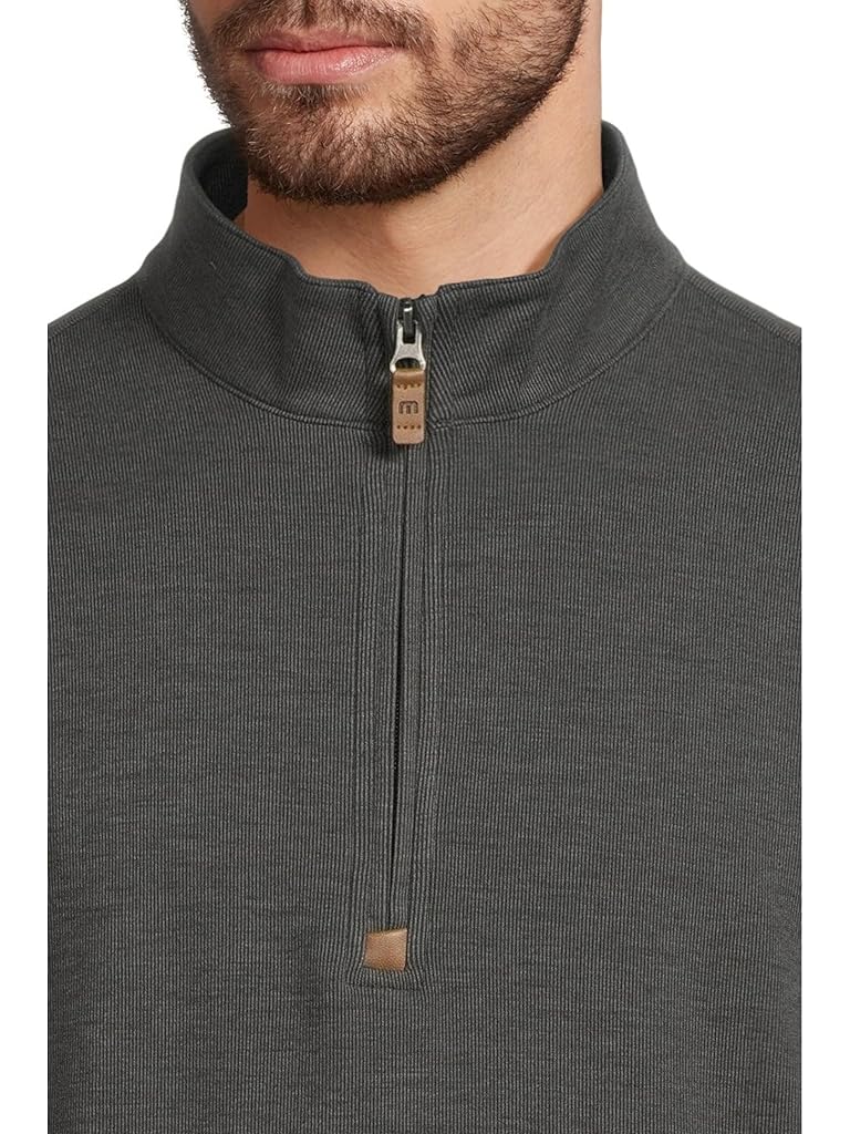 Black TravisMathew Cloud Sweater 1/4 Zip