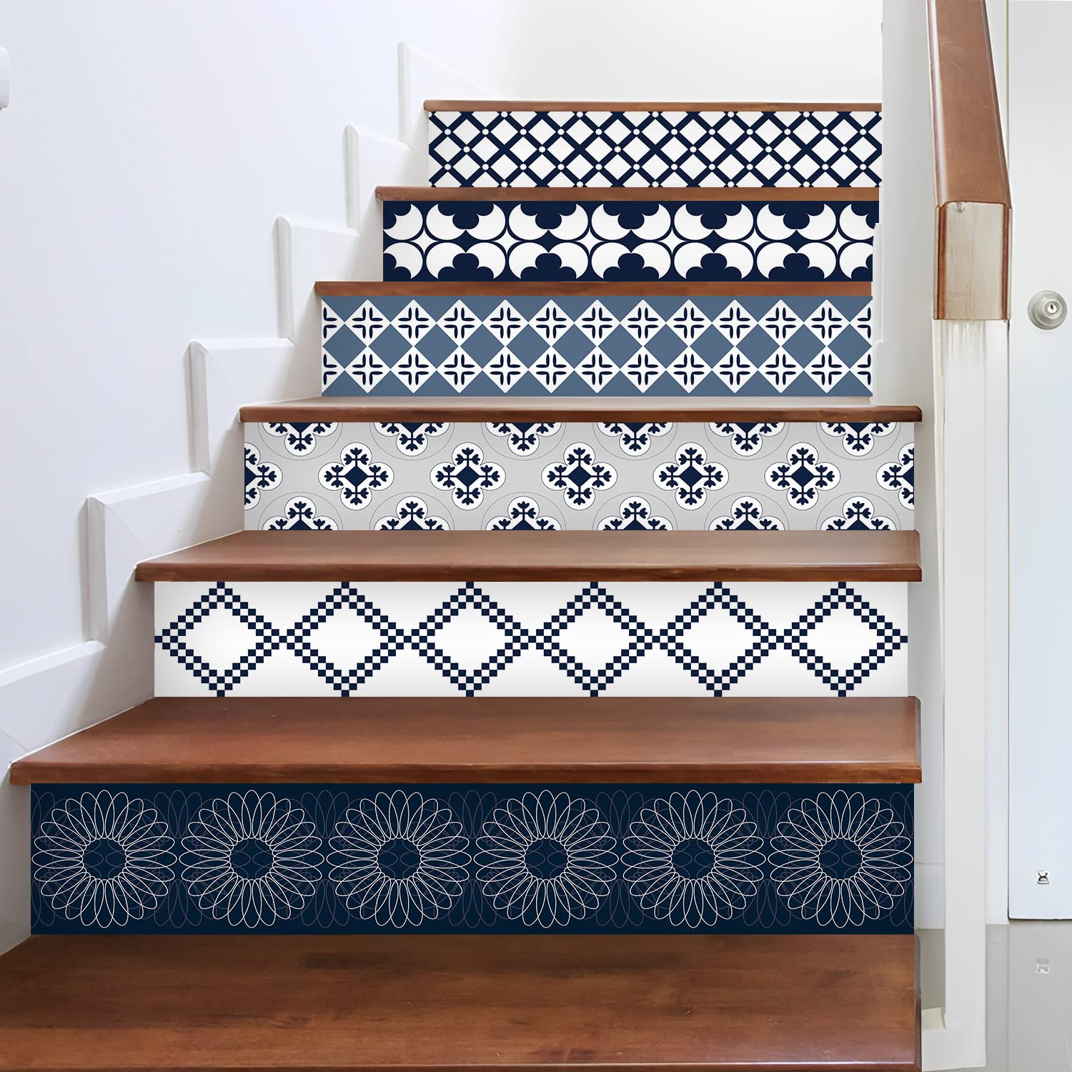 Stickers escalier amovibles pour rénover des contremarches sans travaux