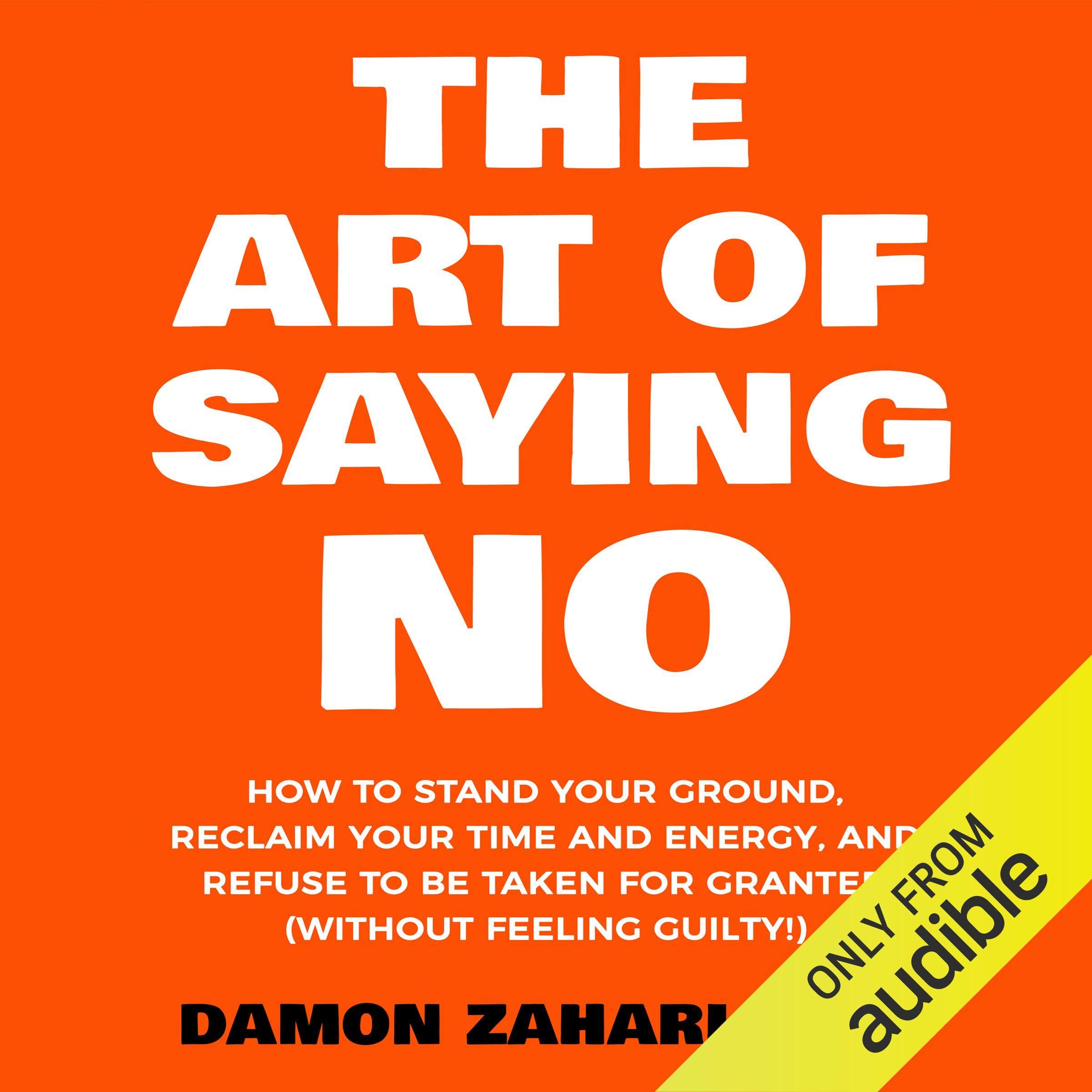 Cover art for The Art of Saying No