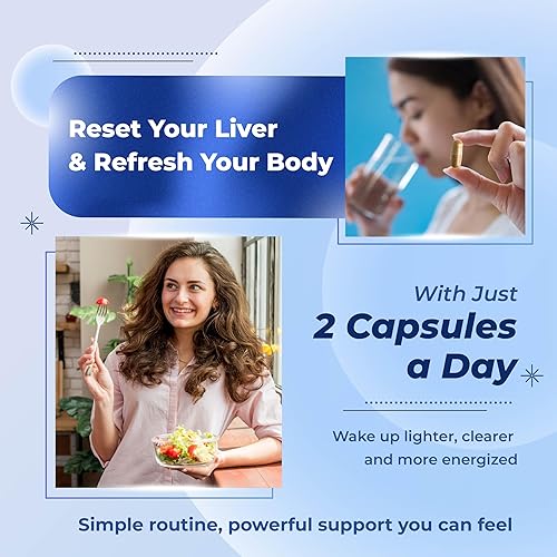 Miniatura 2 de TUDCA Suplemento con cardo mariano - 85% flavonoides de silimarina - Apoya el bienestar del hígado y la salud digestiva - Fabricado en los Estados