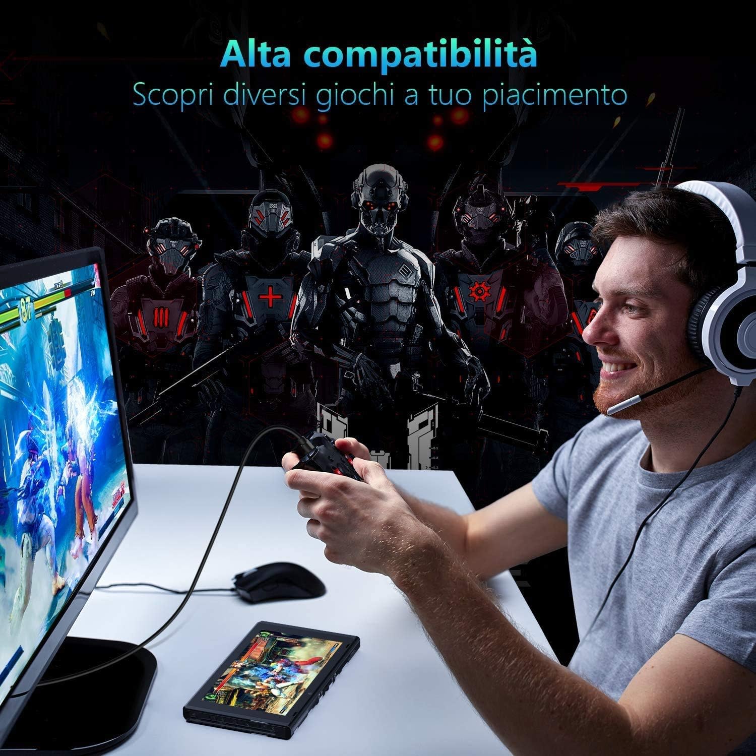 Buу 1 gеt 1 Switch Controller for Nintendo Swicth/Switch lite Wireless Remote Pro Controller for PC Dual Vibration Gyroscopic Sreenshot Turbo Upgrade