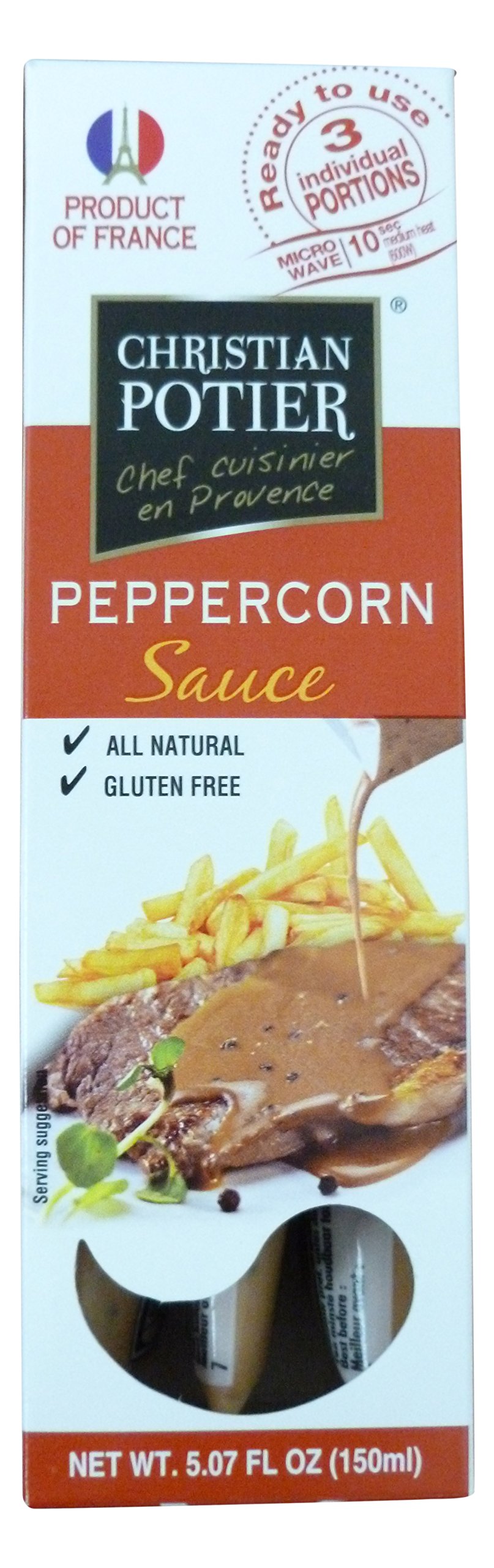 Peppercorn Sauce, Christian Potier - 5.07 oz.