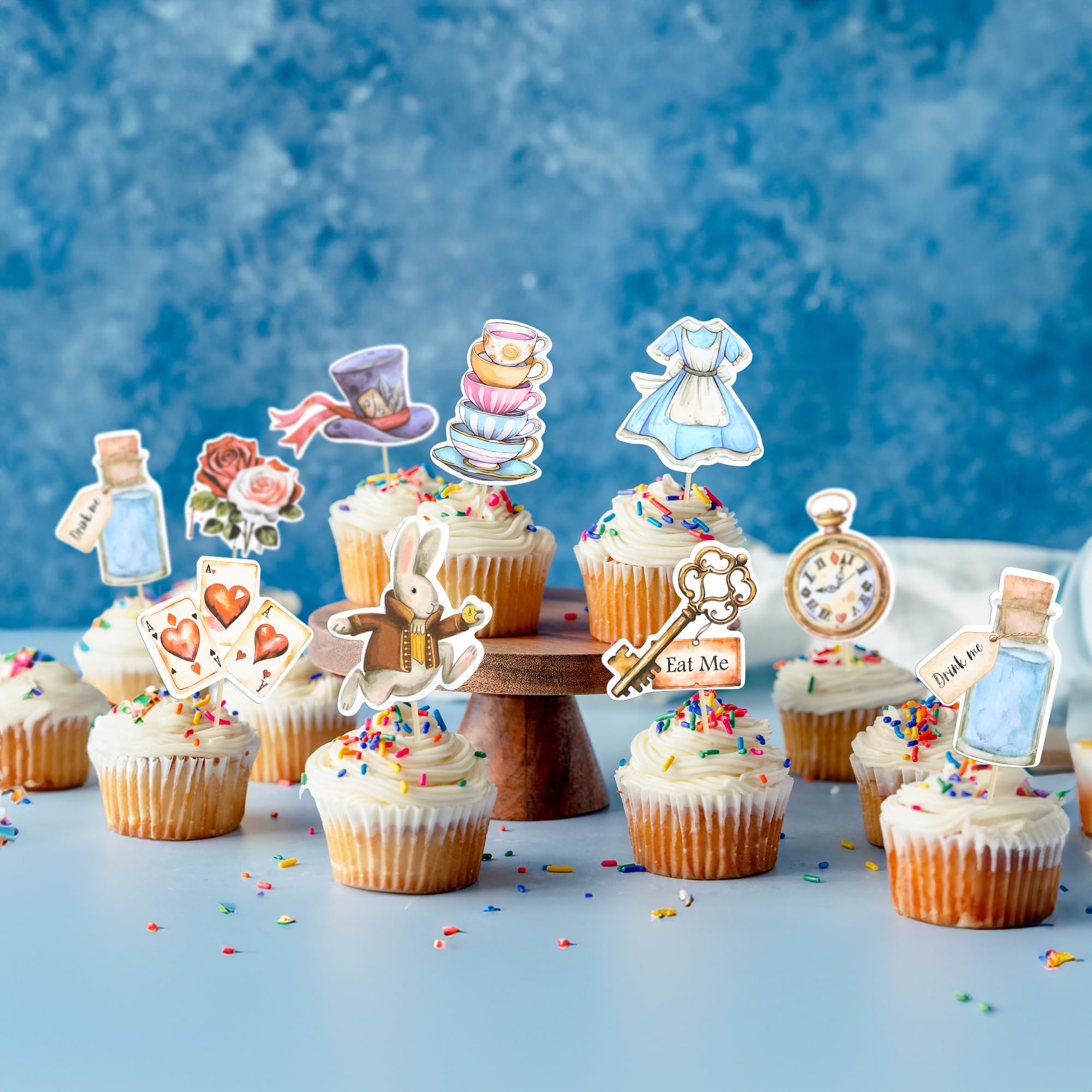 Gyufise 72 Decorazioni Per Cupcake A Forma Di Farfalla Viola - Istantanee Per Torte E Dessert A Tema Primaverile - 2