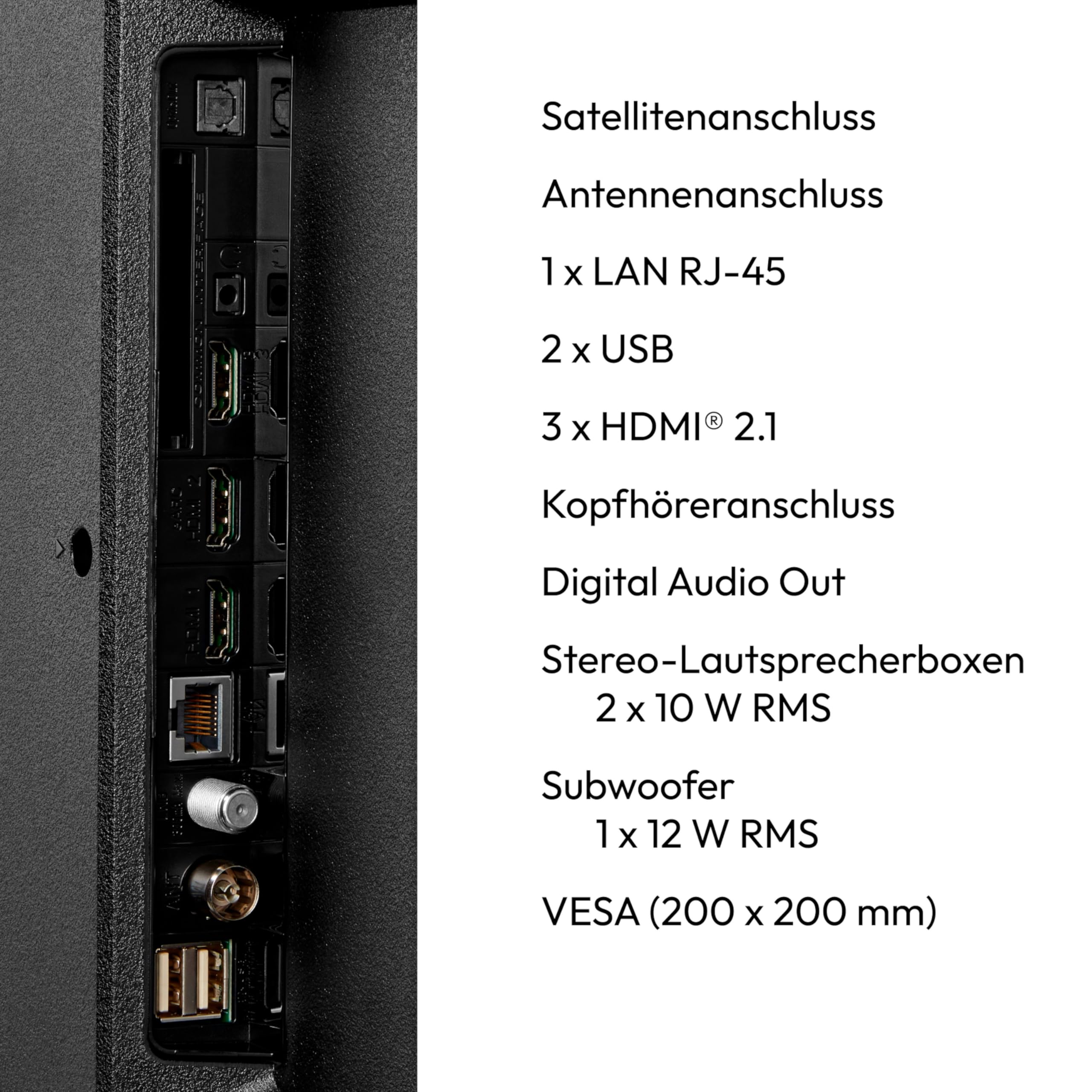 MEDION 138,8 cm (55 Zoll) QLED Fernseher (Smart-TV, Dolby Vision HDR, VIDAA Store, Prime Video, Disney+, DAZN, Paramount+, DTS X, Dolby Atmos, PVR, Bluetooth, MD 855600)