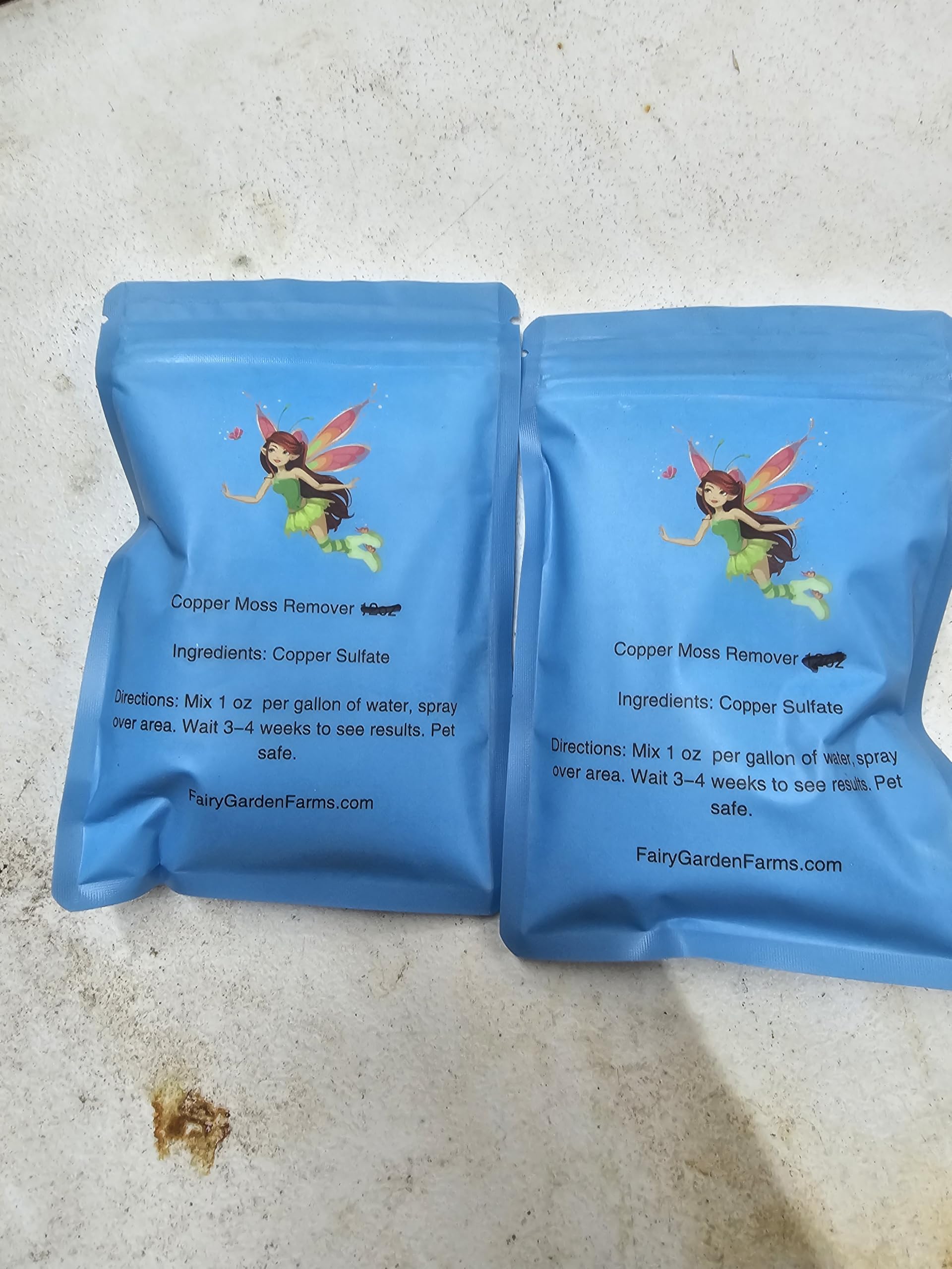 Generic 12oz Bag Copper sulfate Moss Killer for Roofs, Sidewalks etc. 1oz/Gallon of Water Algae Ponds Yards