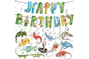 Reptile Swamp Happy Birthday Party Decorations
