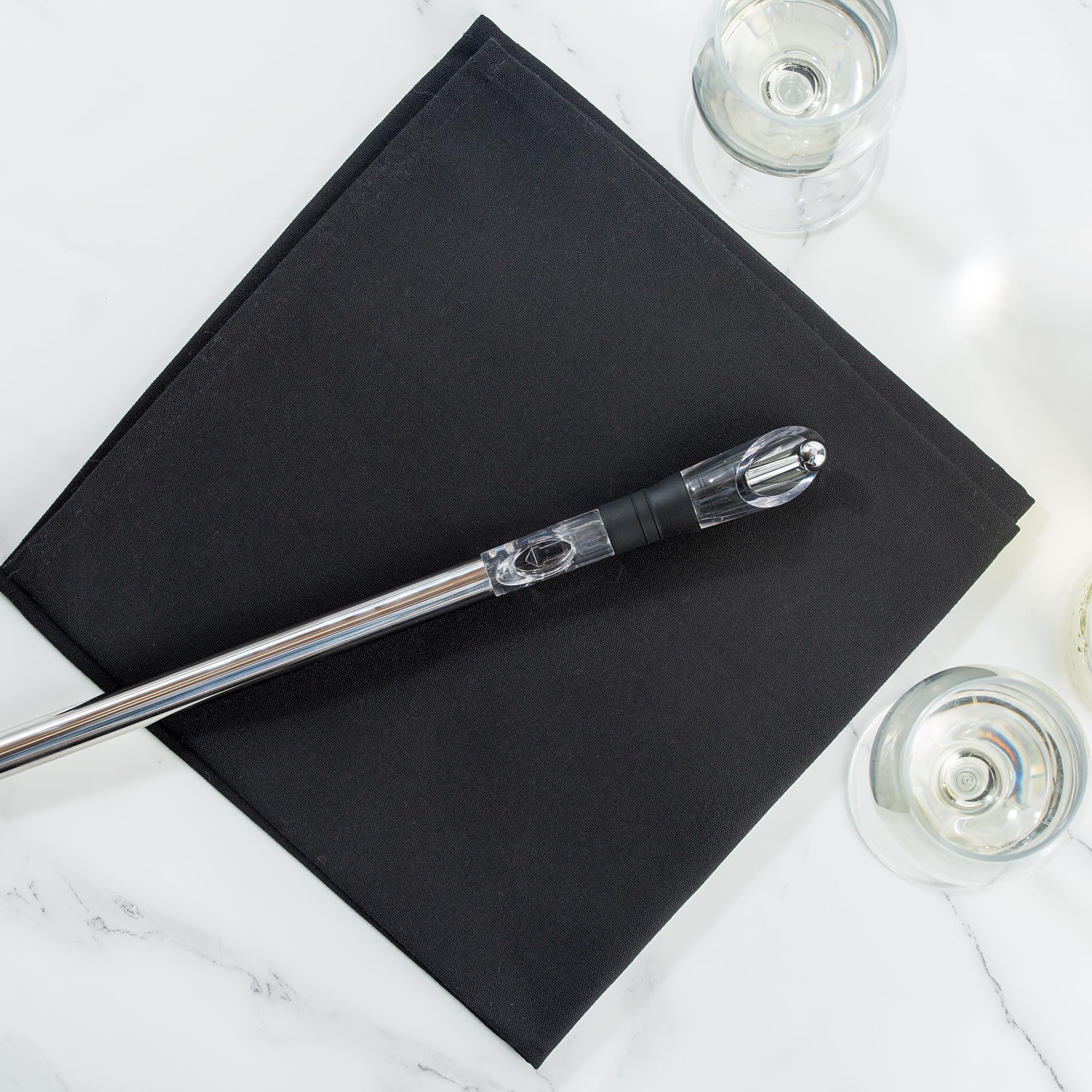 Stainless Steel Wine Chilling Rod - Aerator & Pourer -4