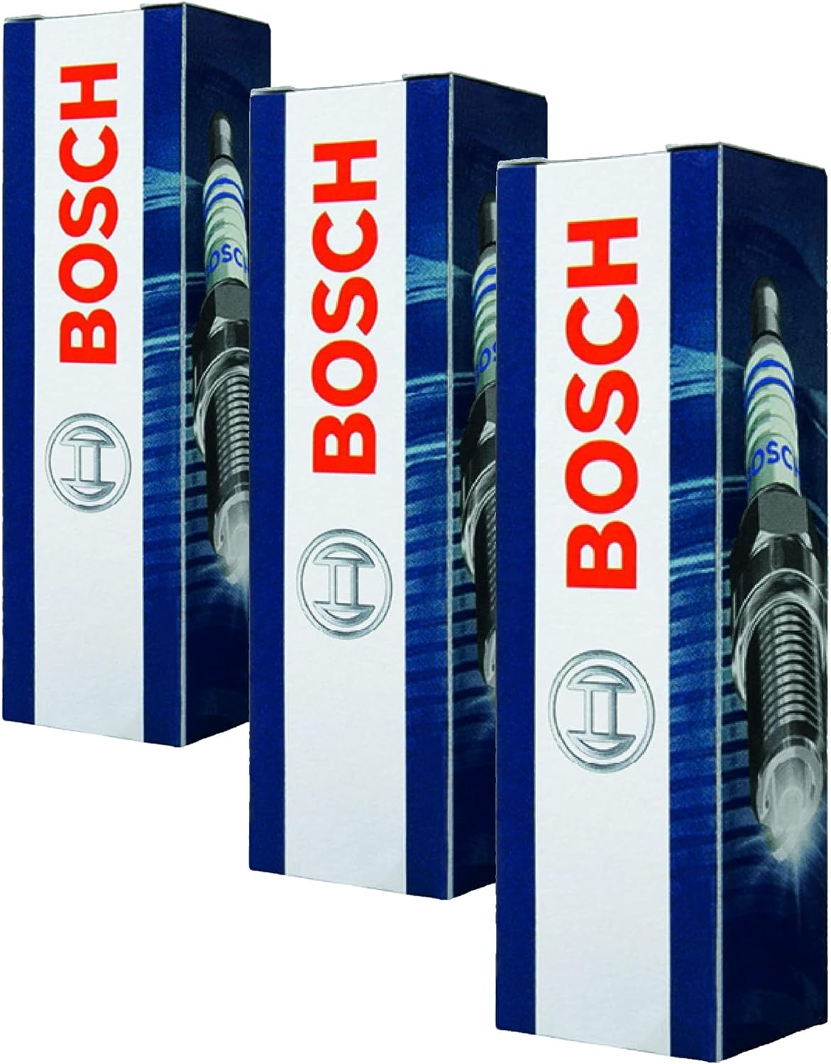 Bosch Automotive (7424) OE Fine Wire Double Platinum Spark Plug - Single (Pack of 3)