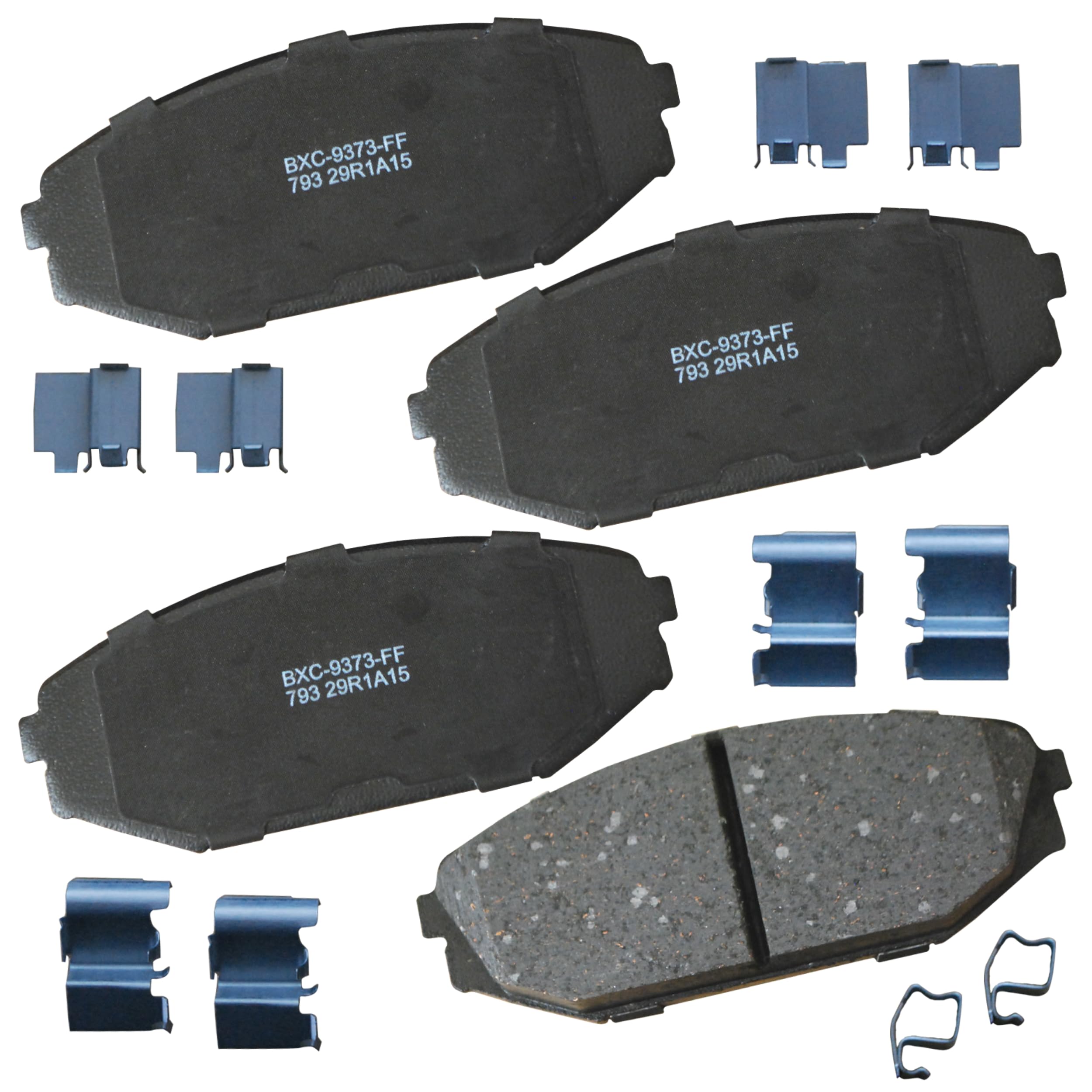 Bendix Premium SBC793 Ceramic Front Brake Pads for Acura MDX 2002-2001, Honda Odyssey 2004-1999