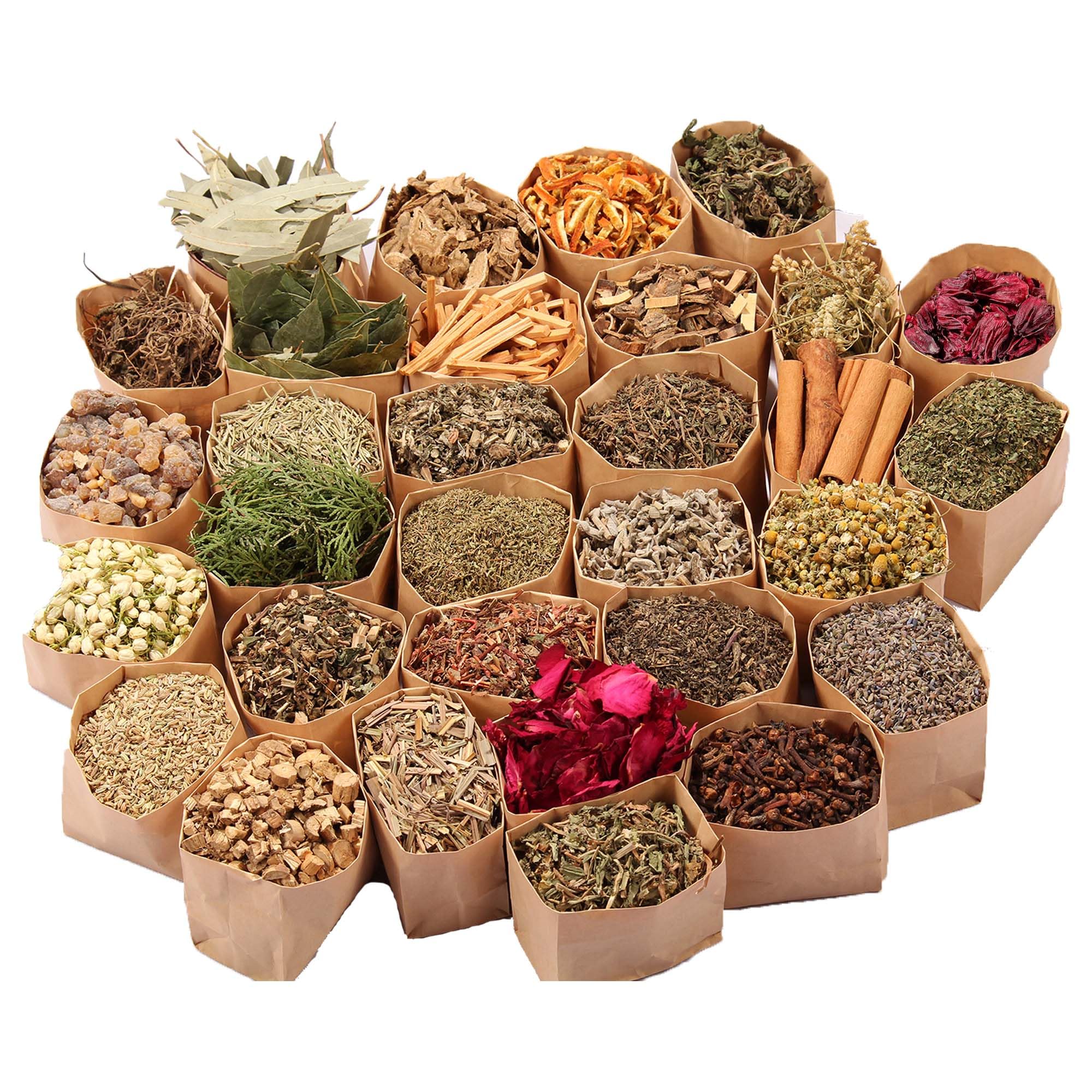Wiccavoodoo Witchcraft Supplies 30Pcs Witchcraft Herbs Kit, Wiccan Altar Supplies And Wiccan Ritual Kit, Spiritual Healing Herbs For Curse And Healing