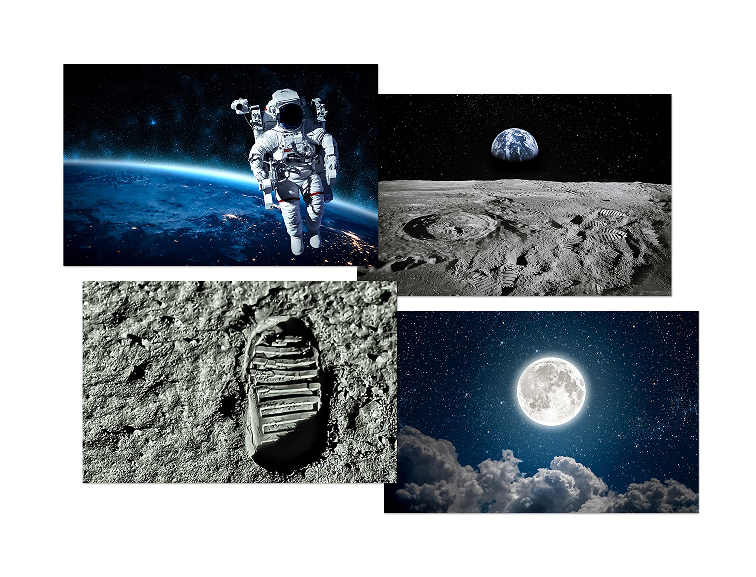 DV DESIGN Set of 4 Moon Black Ballpoint Pens - Image 2