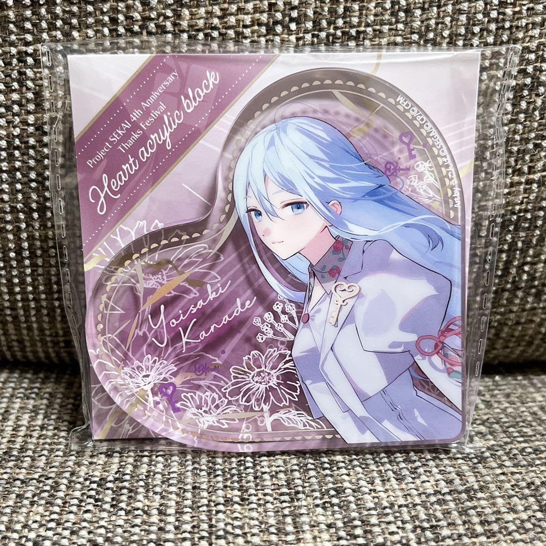 プロセカ 宵崎奏 感謝祭ハート型アクリルブロック アクキー グッズ-置きもの】プロジェクトセカイ カラフルステージ！ feat. 初音