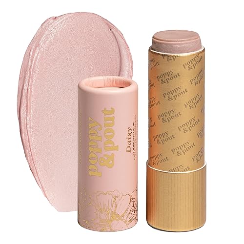 Poppy & Pout Tinte labial natural, tubo de cartón, relleno a mano, cera de abejas, vitamina E, aceite de coco, libre de crueldad, tonos totalmente