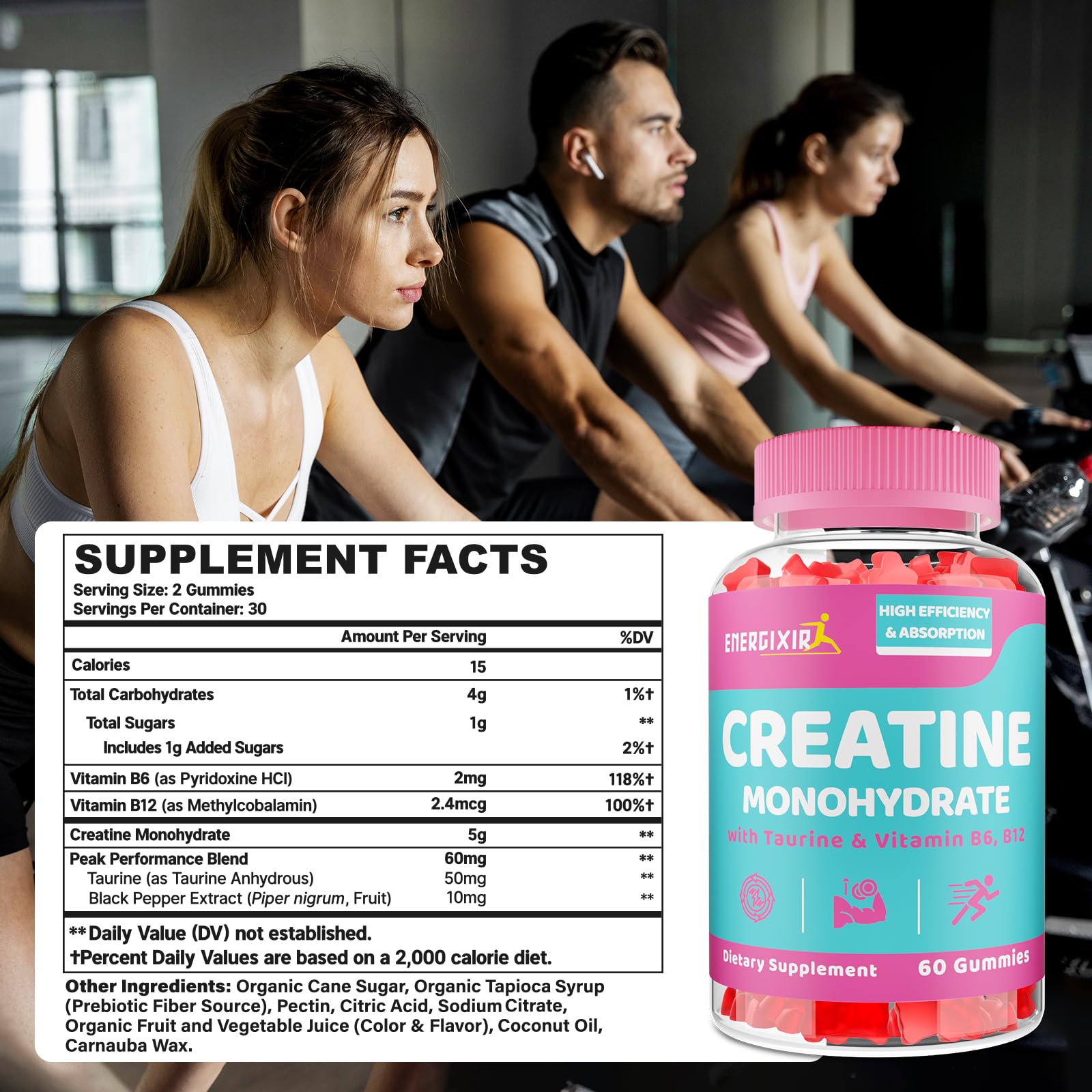 Creatine for Women, Creatine Gummies for Women - 60 Creatine Gummies — Amazon image 2