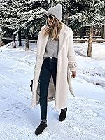 Vista 2 de SHIBEVER Botas de nieve de invierno para mujer botas de tobillo con forro de piel cálida negra y cómodas e impermeables para exteriores