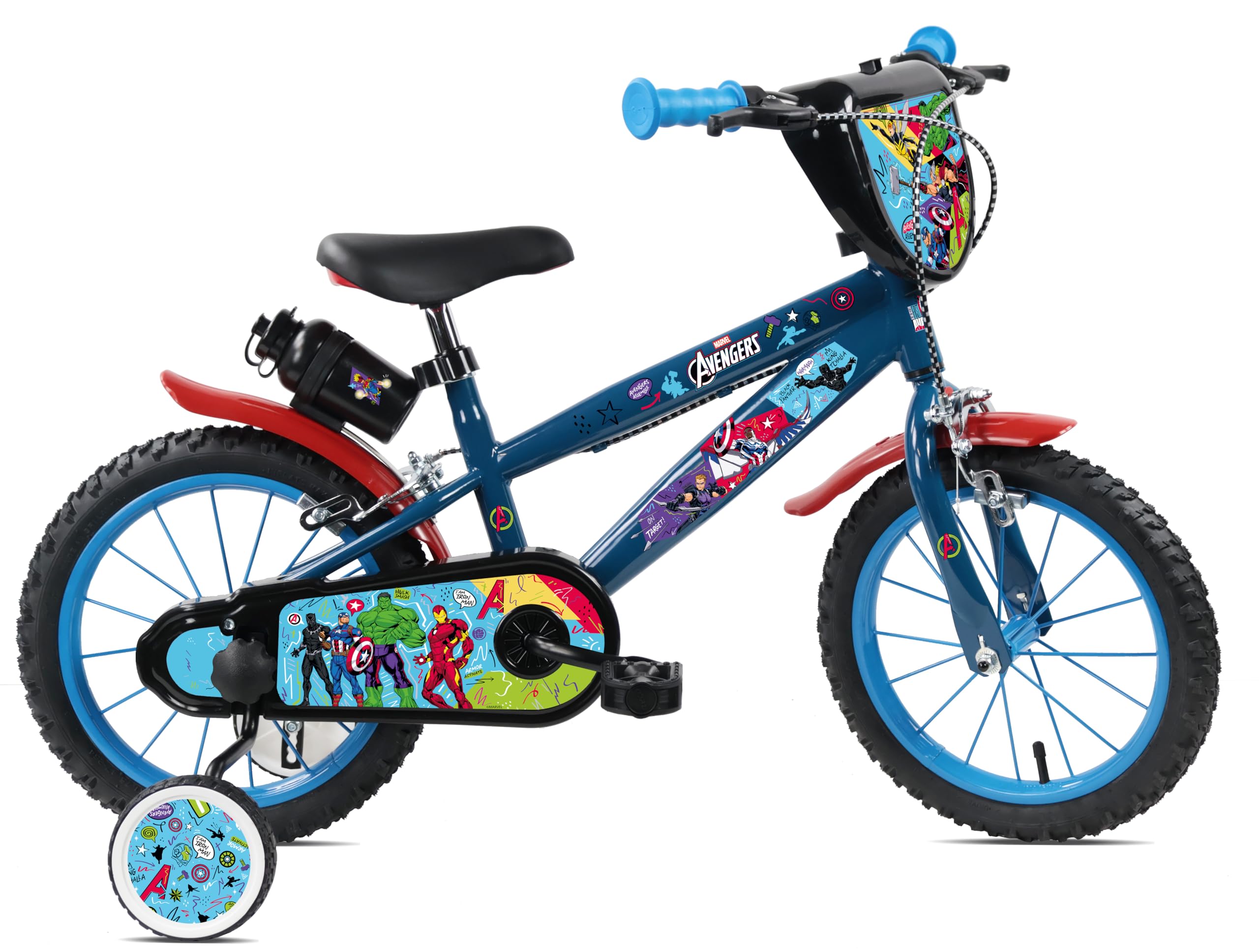 Denver Marvel Avengers 14" Children's Bicycle With Training Wheels from B&Q