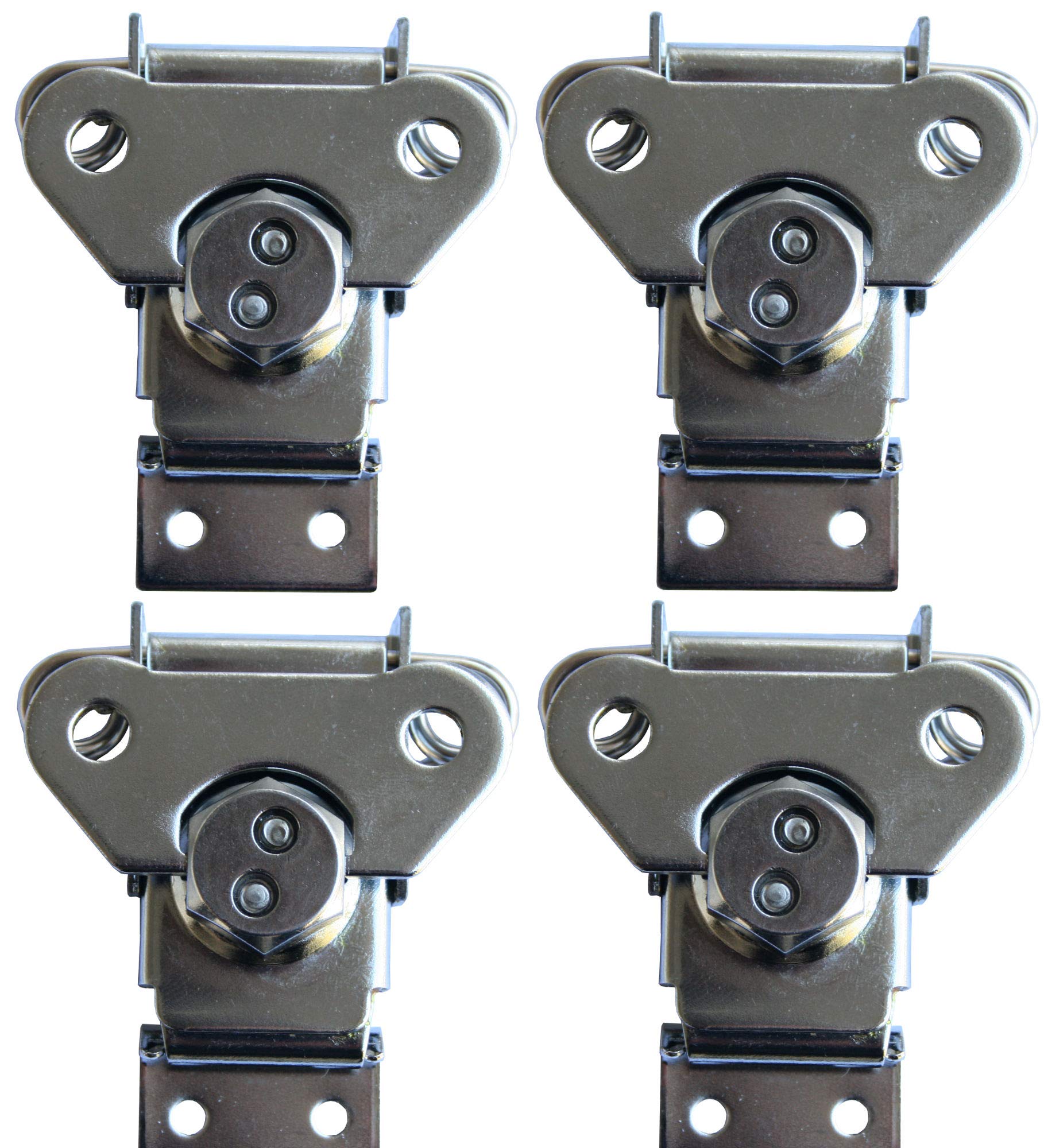 4x Butterfly Verschluss medium zum Aufsetzen ohne Schale Case Schloß Catch Lock