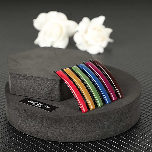 Miniatura 6 de Juego de 12 pasadores de pelo para mujeres y niñas, pinzas para cabello grueso y fino, accesorios para el cabello no metálicos, agarre