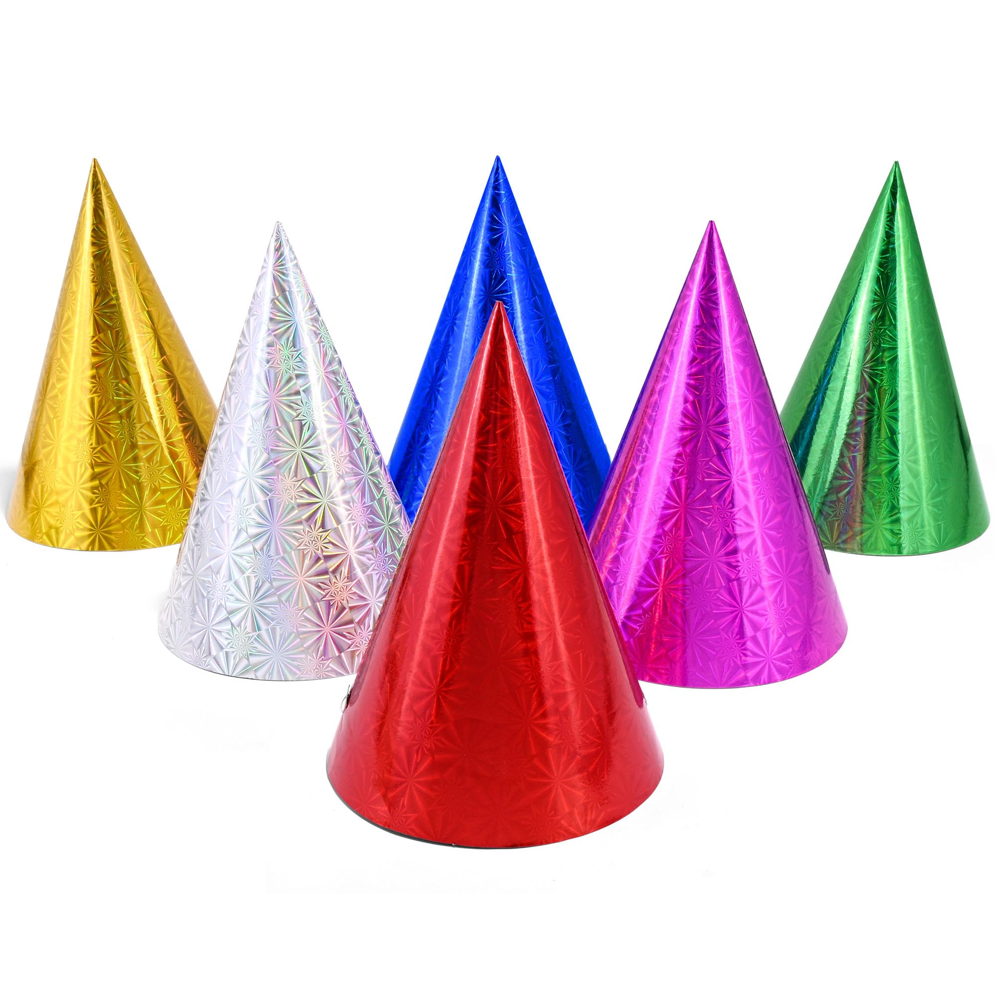 CANREVEL Party Hats for Adults, Birthday Party Headwear Supplies, Cone Hats Bulk for Women Men