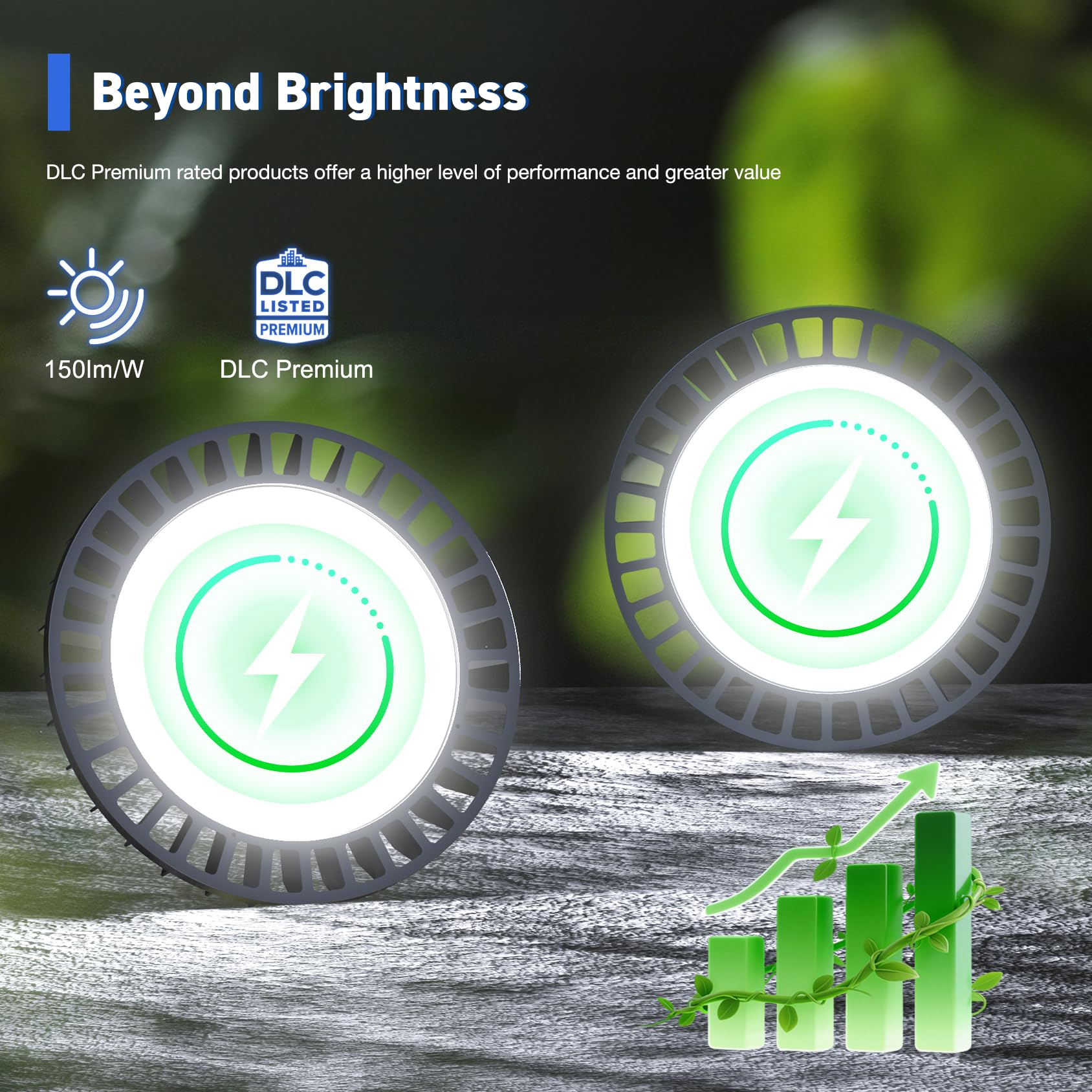 16-Pack Highbay LED Shop Light 200W 160W 120W 3-Wattage 4500K 5000K 5700K 3-CCT Hibay Fixture Motion Sensor Interface — view 6