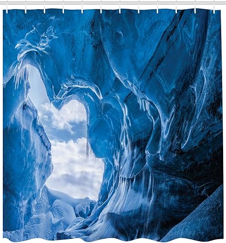 Miniatura 2 de Cortina de baño con diseño de puente de madera en otoño