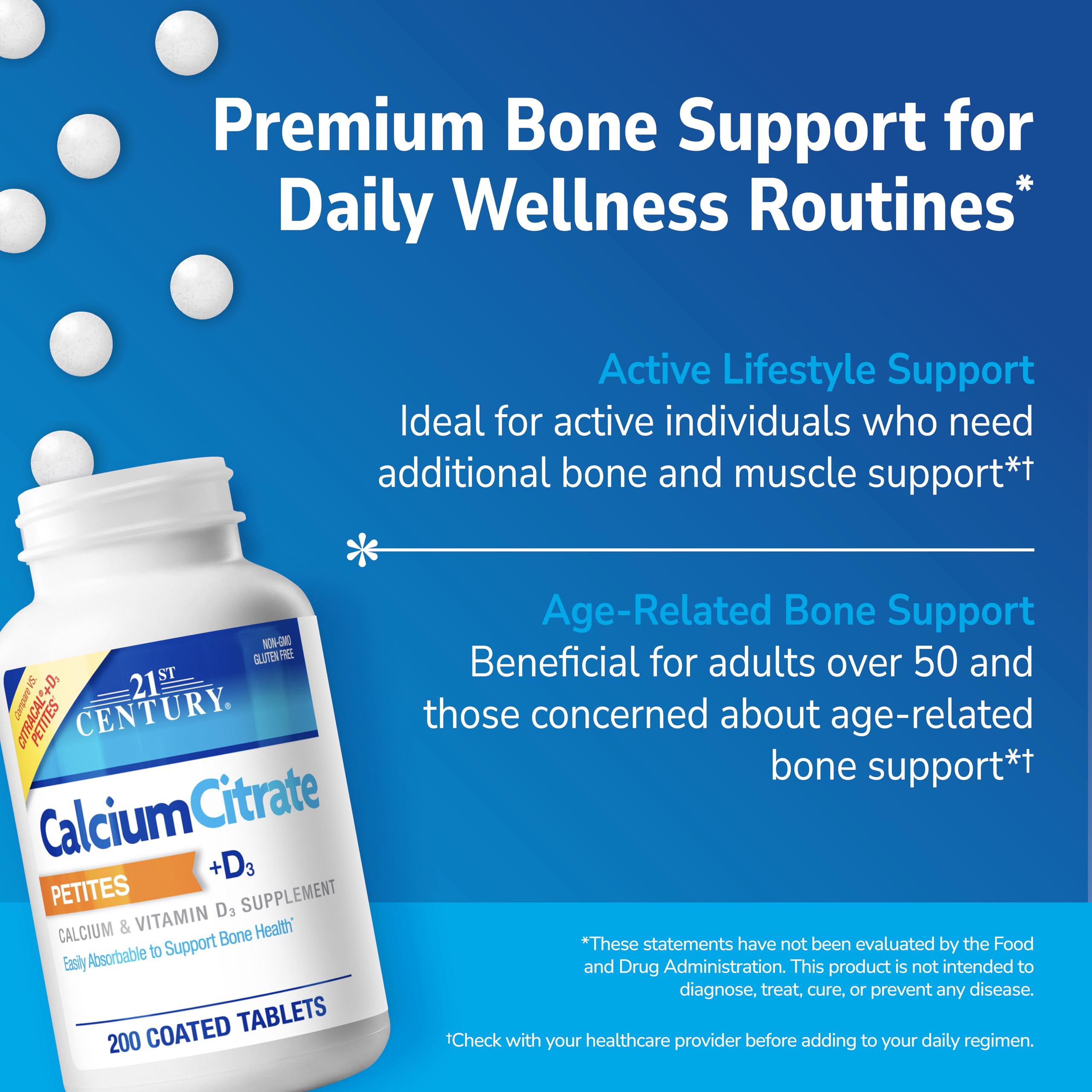 21st Century Calcium Citrate Plus D3 Maximum Tablets, 400 Count — Amazon image 9
