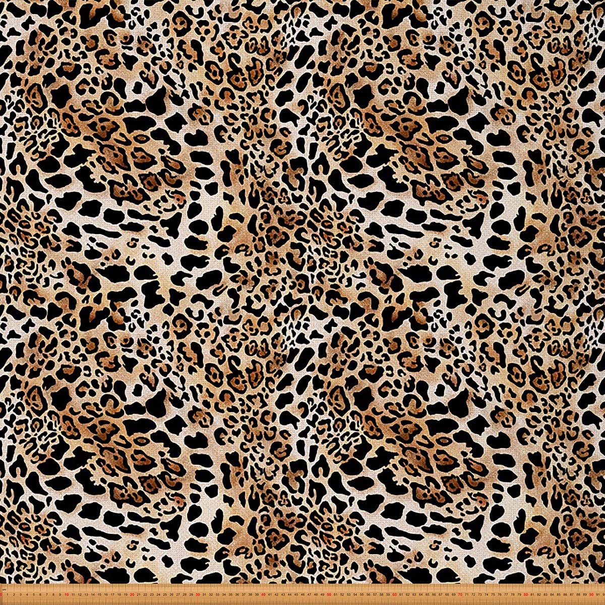 Leopard Print Fabric by The Yard,Safari Cheetah Print Fabric for and Home DIY Projects,Brown Wild Animal Waterproof Outdoor Fabric,5 Yards,(L460*W150cm) Gray