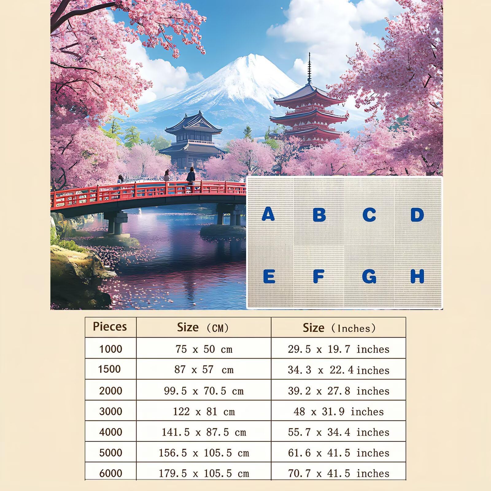 ponte Montagna Puzzle 2000 Pezzi per Adulti, Puzzle in Legno - Collezione Classica con Poster Incluso - Sfida di Concentrazione e Passatempo Antistress, Gioco Educativo per Famiglia, 99 x 70 cm f0-833