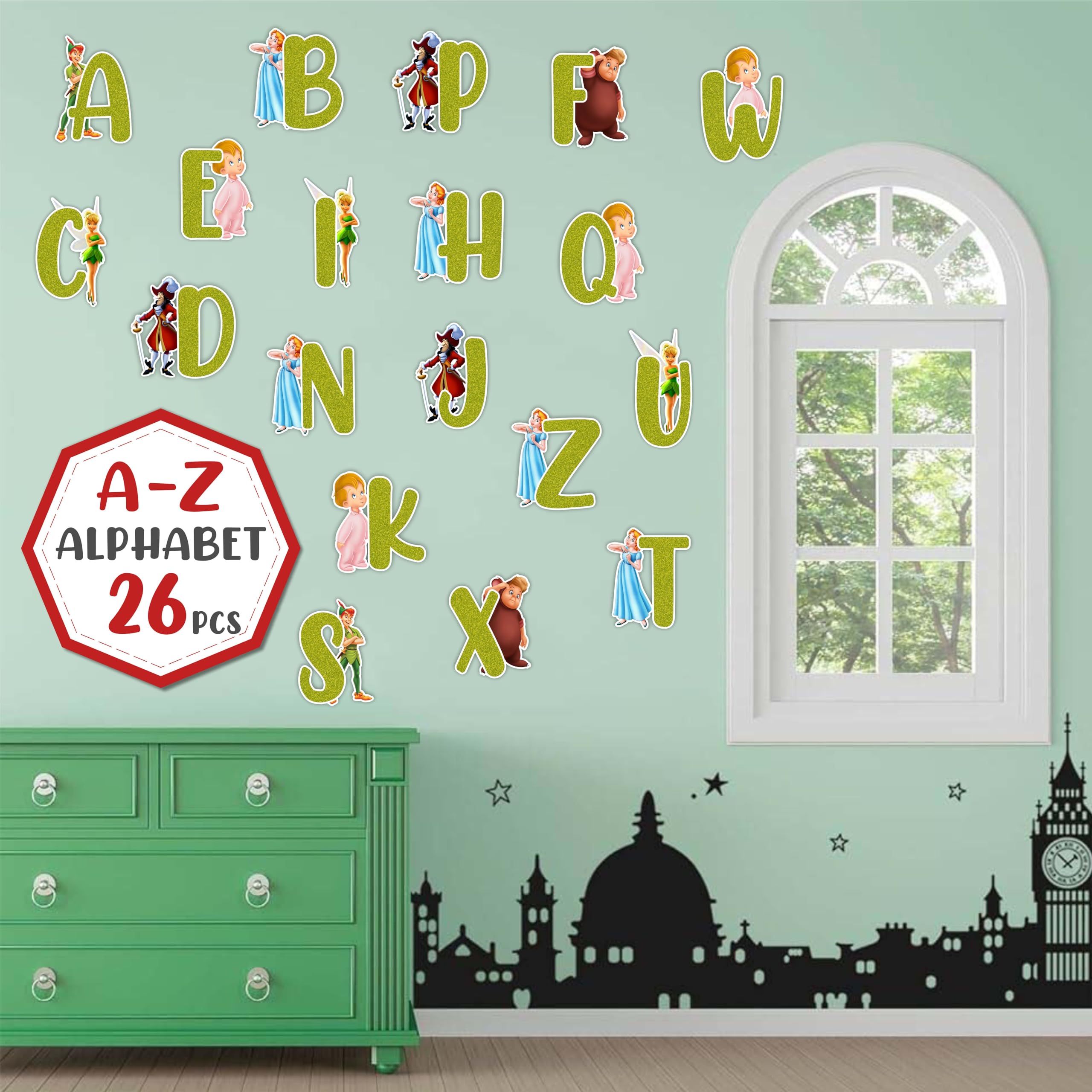 Seyal PTR Pan A-Z Alphabet Wall Sticker - Image 3