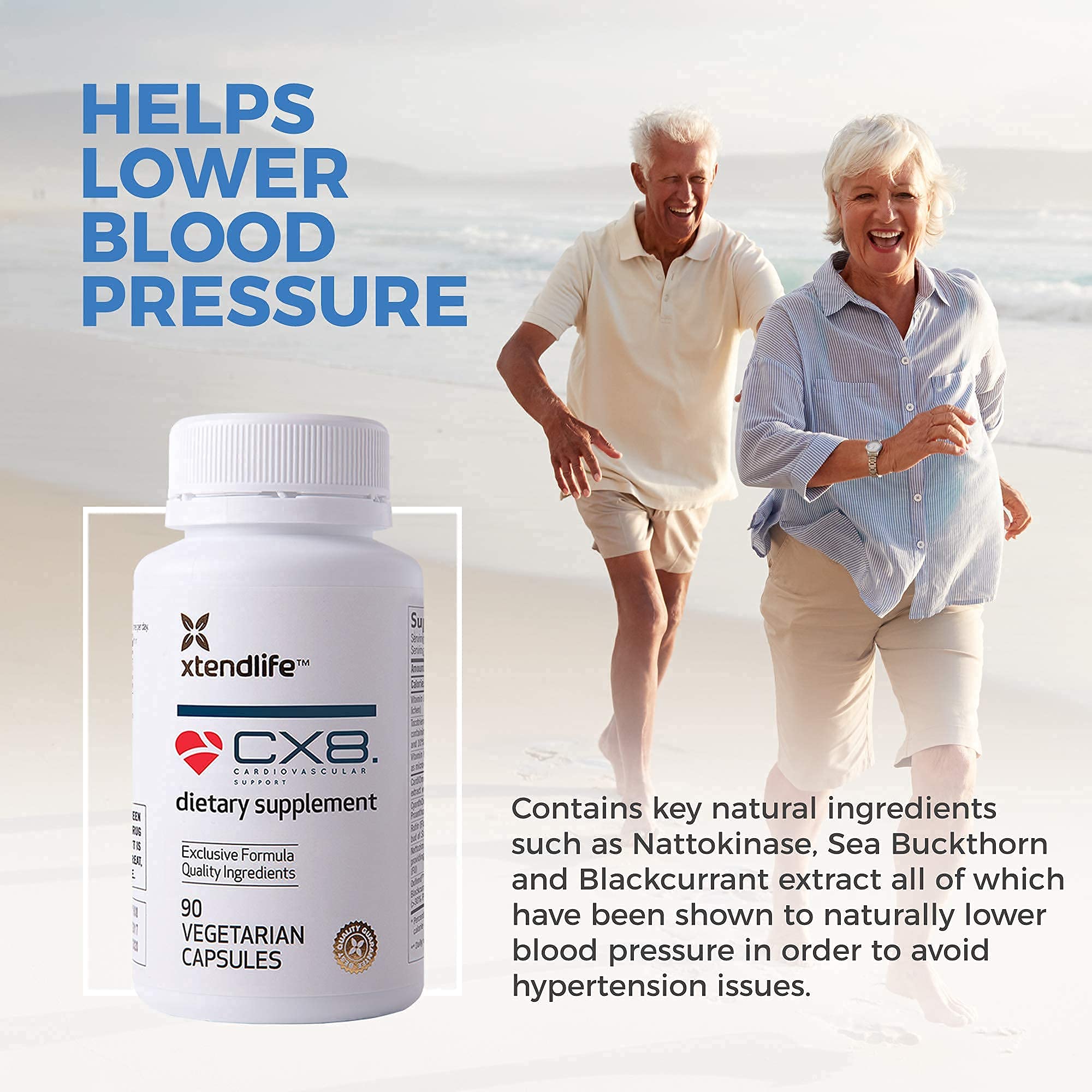 XtendLife CX8 Cardiovascular Support Supplement with Vitamin D