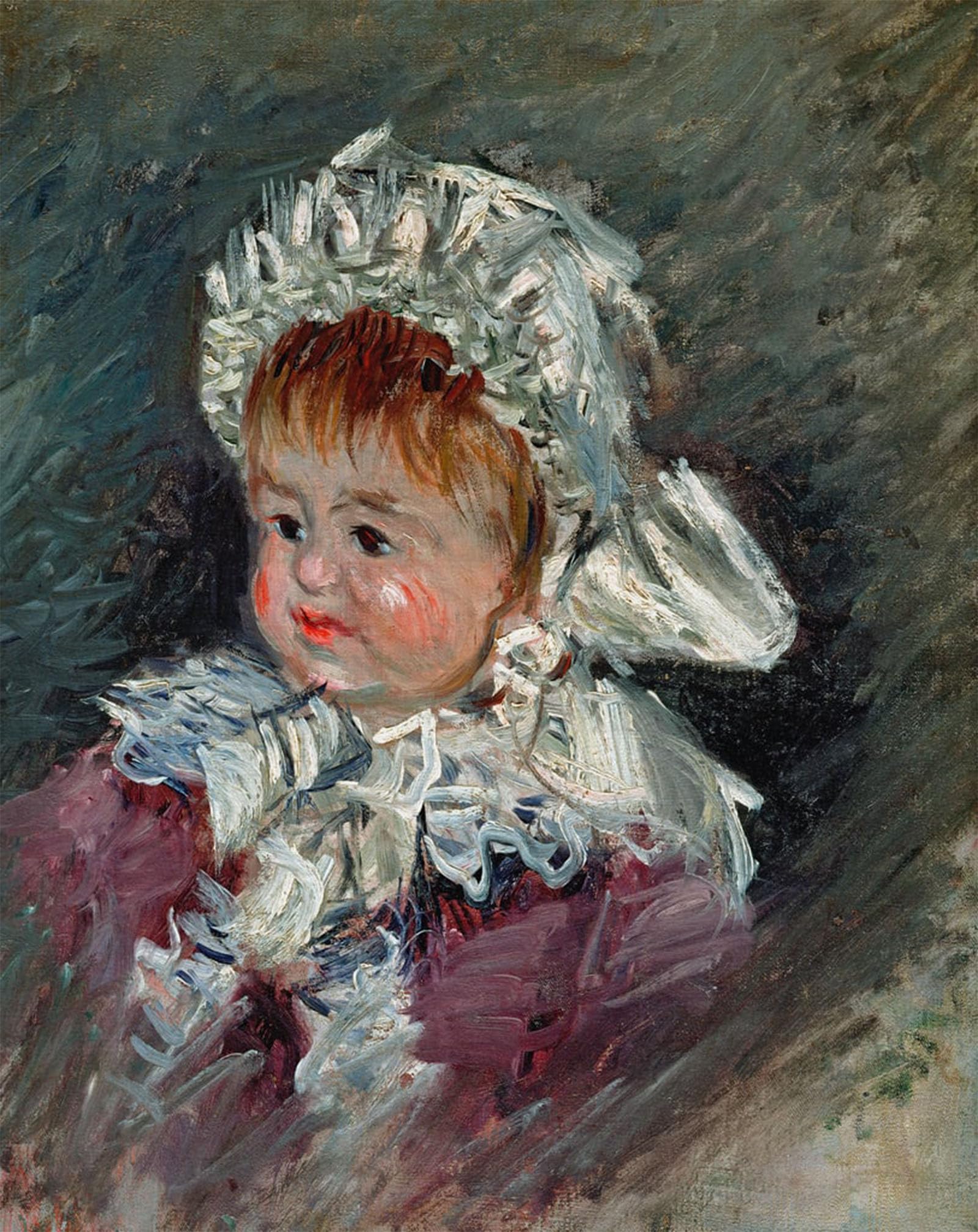 SERENDIPITP Abstract Painting Mural Print Picture Wall Decor Painting Michel Monet As a Baby by Claude Monet Vintage Wall Artwork for Home Decor 60x90cm