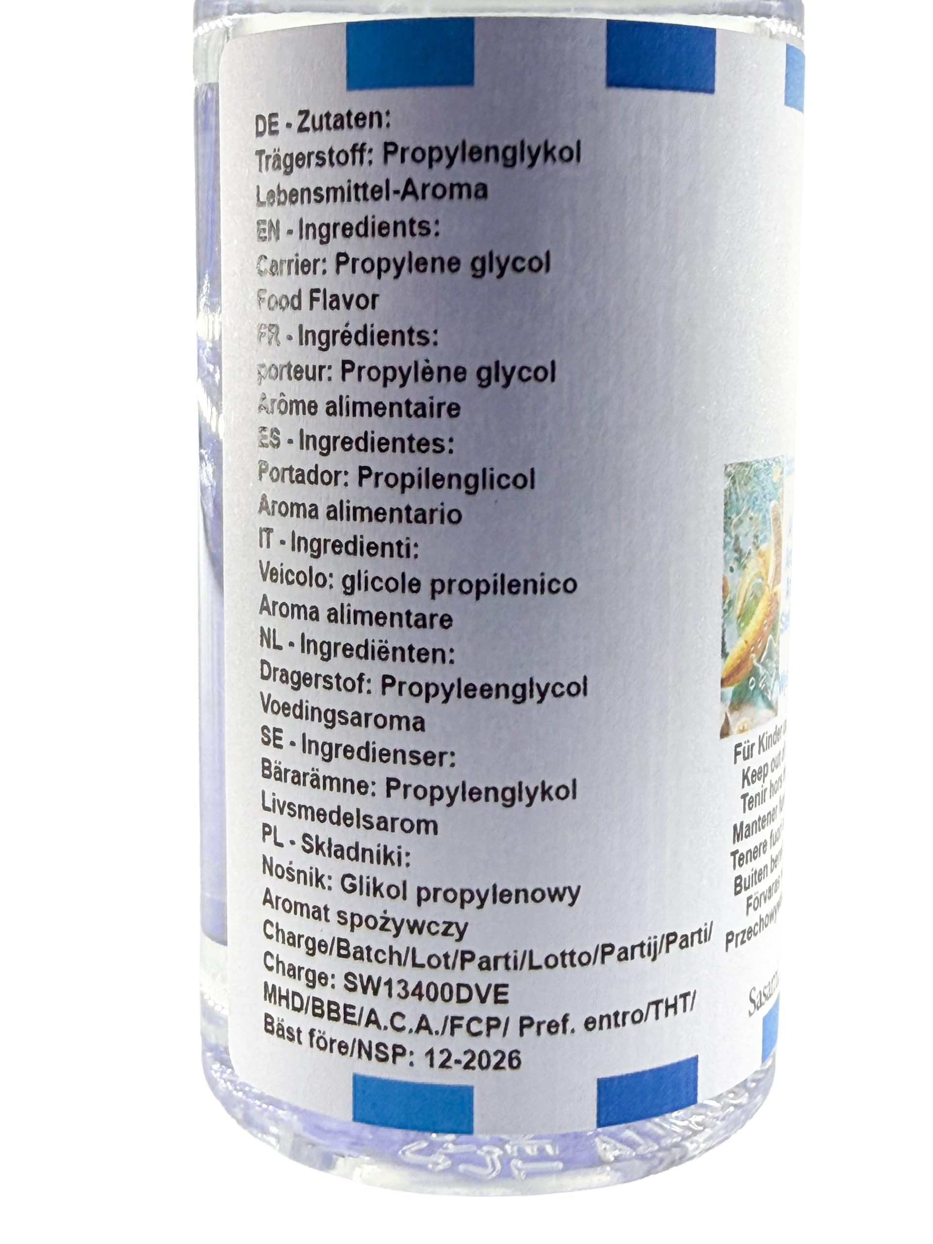 Banana Ice - banana ghiaccio aroma concentrato - vegano - Sasami - 100ml