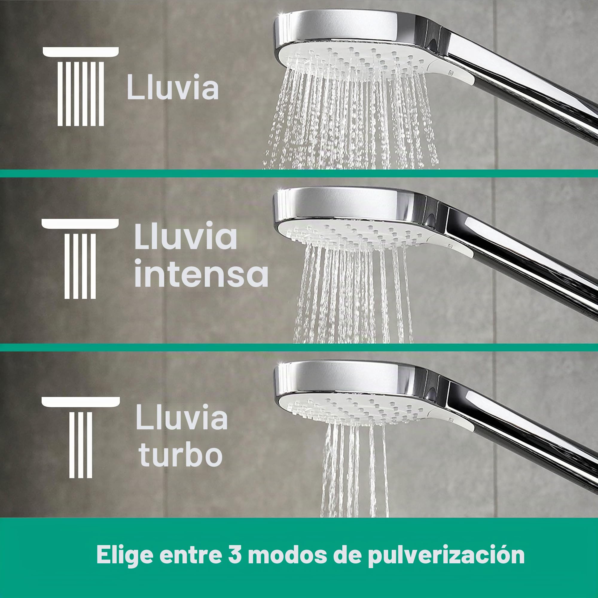 Hansgrohe combinación de ducha Croma Seleccione E Vario/Ecostat Comfort Unica Crometta 900mm