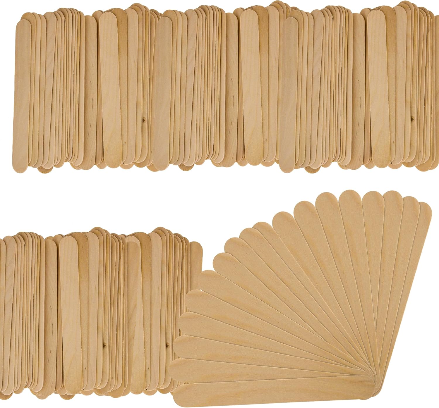 TCP Global Wood Paint Mixing Sticks - 500 Pack - Automotive, Crafts, Airbrush, Art