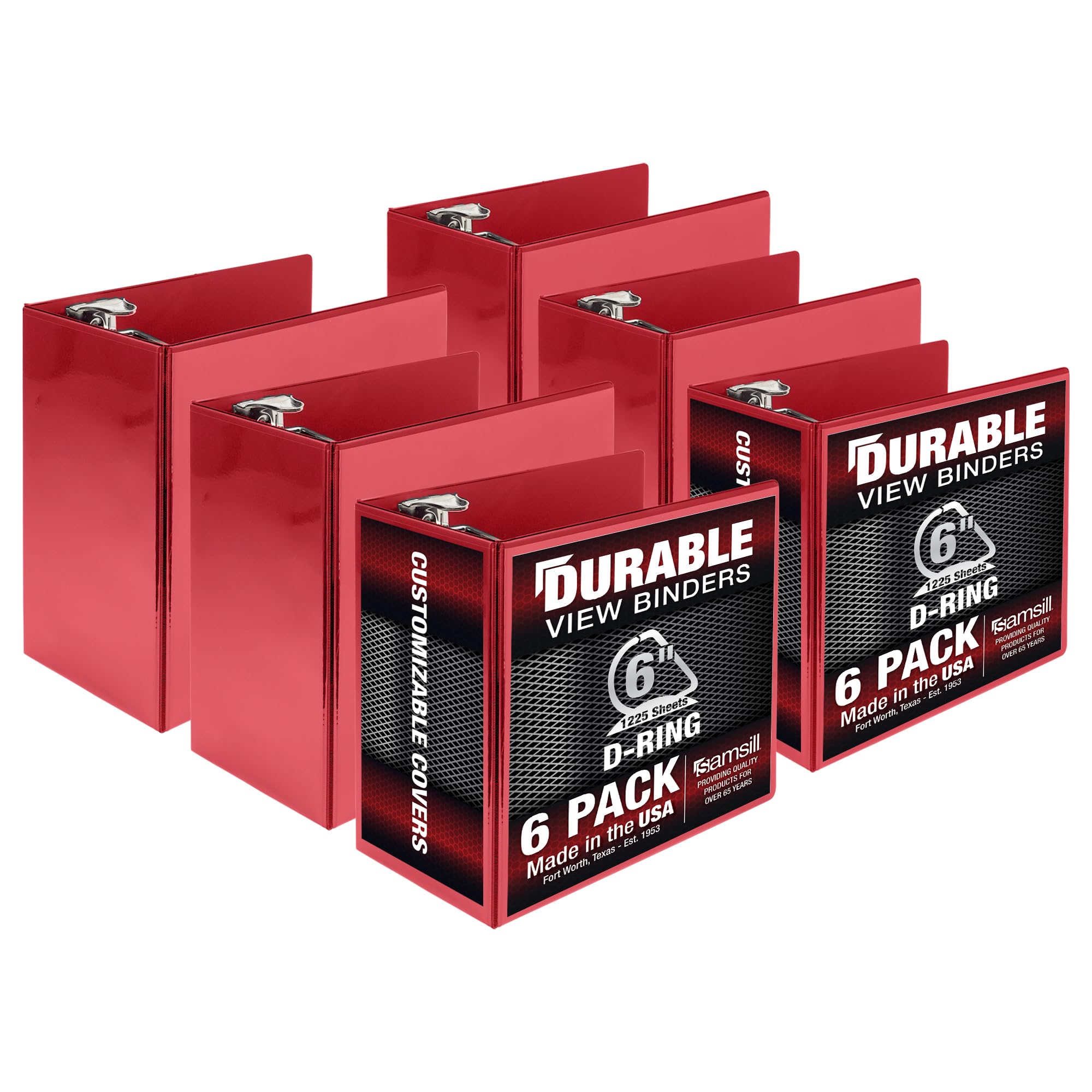 Snapklik.com : Samsill Durable 6 Inch 3 Ring Binder