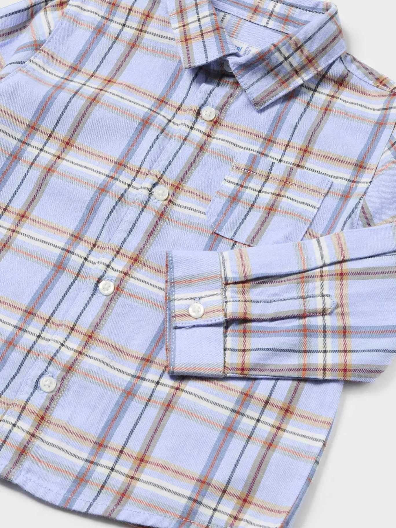 Mayoral Camisa m/l Cuadros viella para bebé niño 18 Meses (86cm)