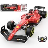 Authentic Licensed 1:12 Ferrari F1 75 Remote Control Car - F1 Collection RC car Series for Kids and Adults - 2.4GHz RC Car for Gift (1:12 Ferrari F1 75)