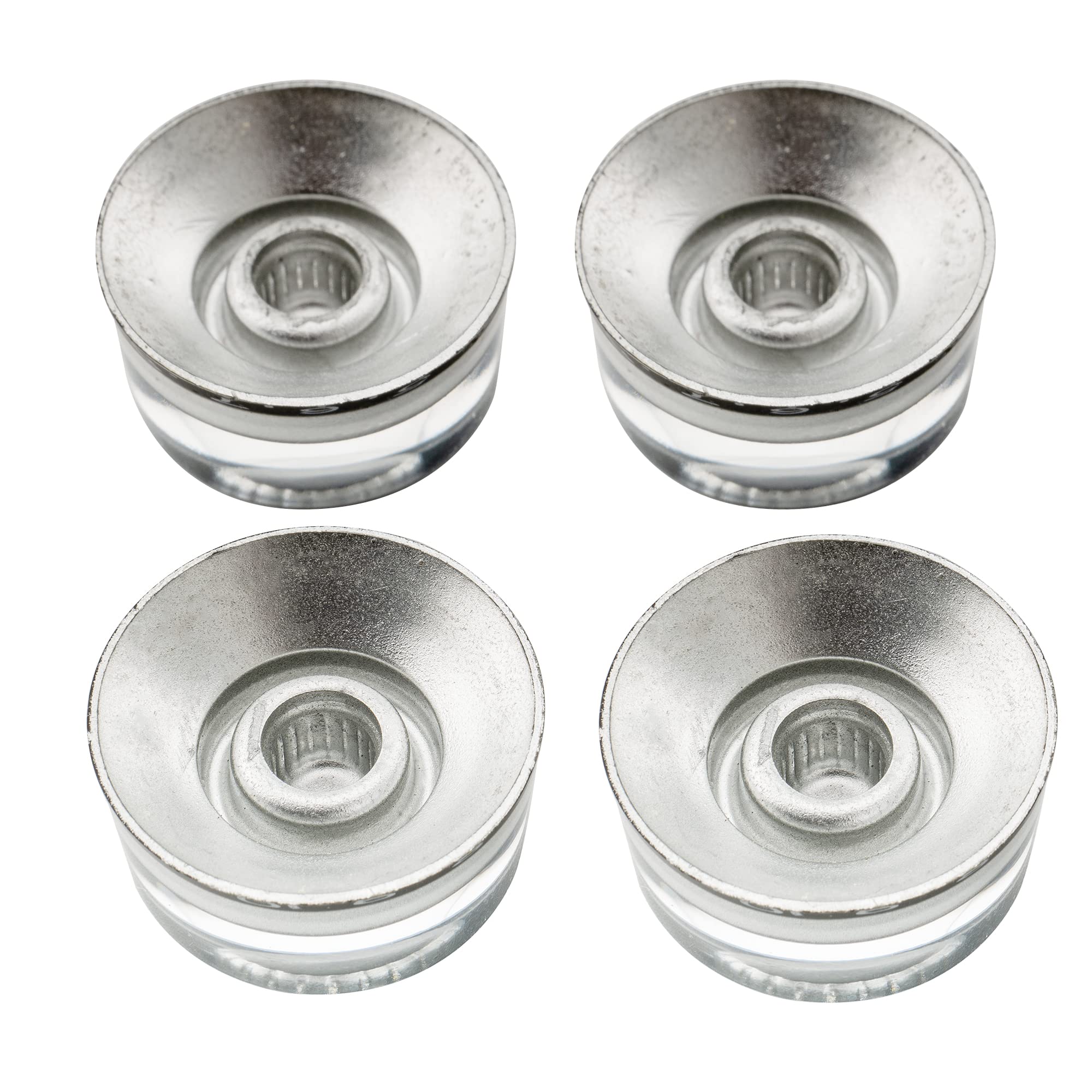 Musiclily Pro Metrica Manopole Cilindriche Speed Knobs per Chitarra Elettrica tipo Les Paul, Bianco (Set di 4 Musiclily Pro Metrica Manopole Cilindriche Speed Knobs per Chitarra Elettrica tipo Les Paul, Bianco (Set di 4