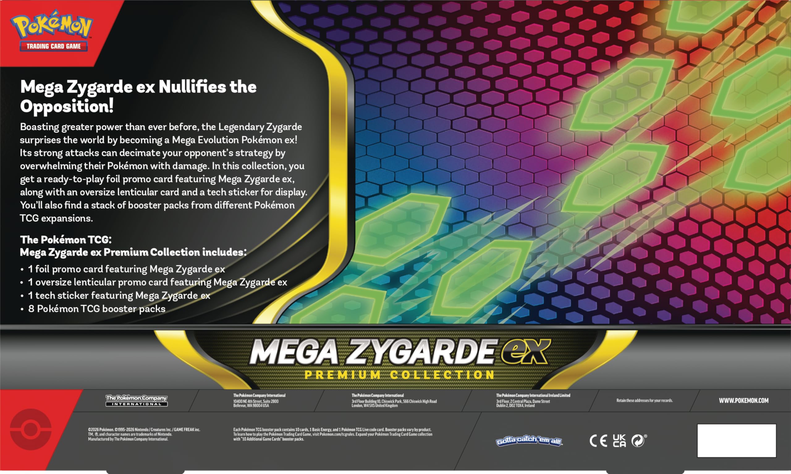 Pokémon TCG: Mega Zygarde ex Premium Collection : Amazon.ca: Toys
