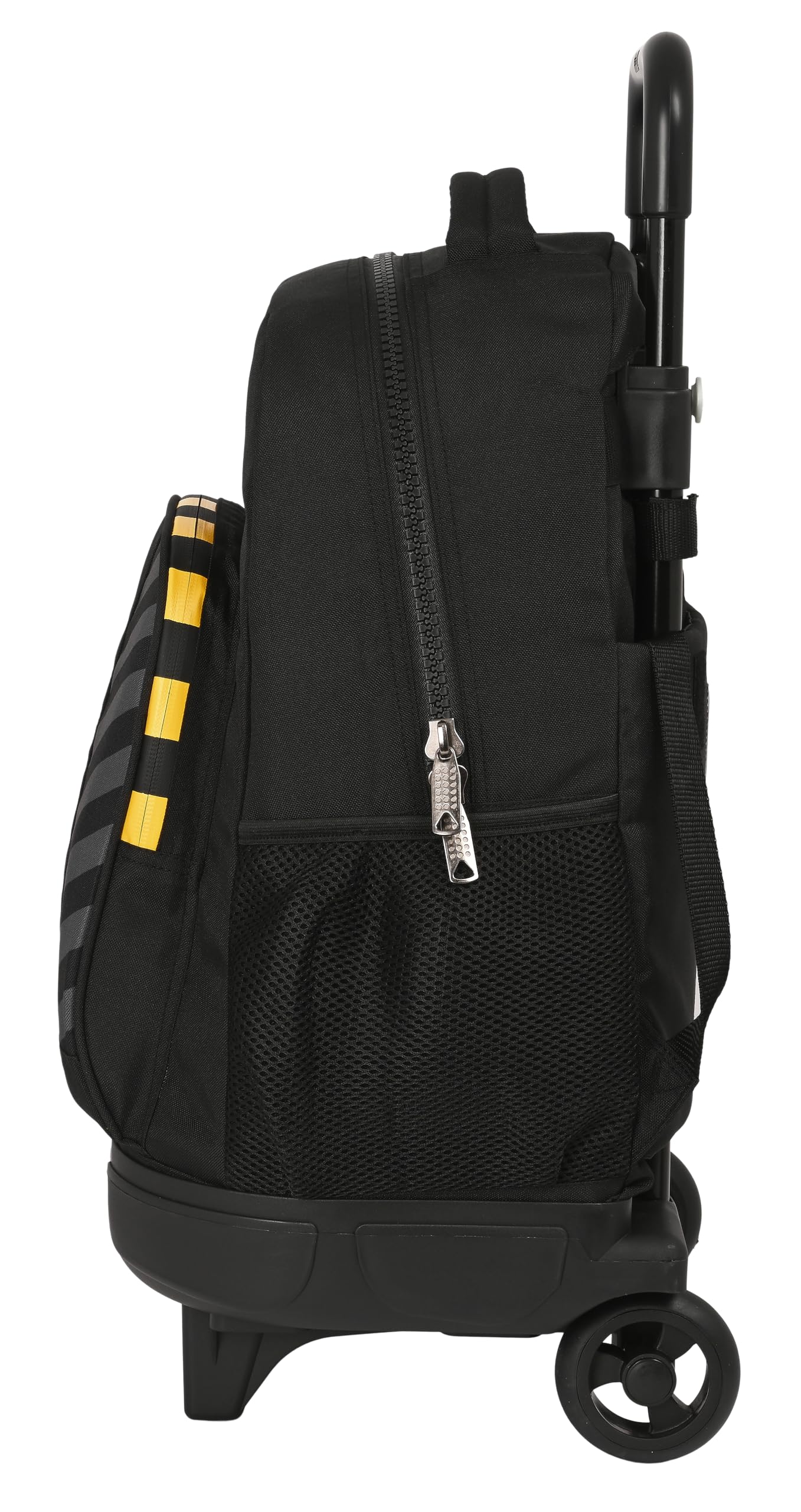 BlackFit8 Zone - Mochila Grande con Ruedas, Compacta, Extraíble, Ideal para Niños de Diferentes Edades, Cómoda y Versátil, Calidad y Resistencia, 33x22x45 cm, Color Negro