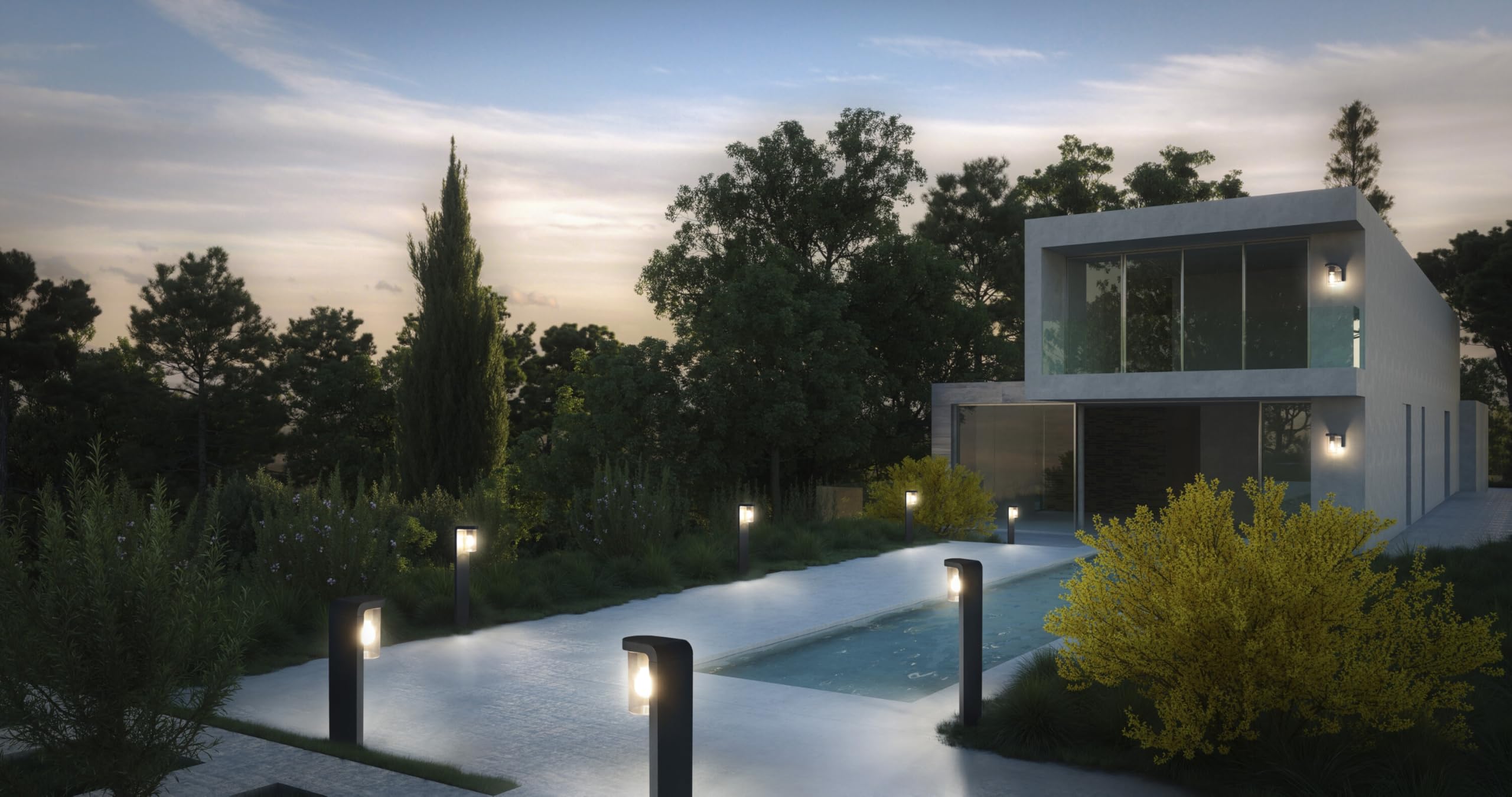 Osram ENDURA Classic Cascade Wandleuchte E27 Klarglas