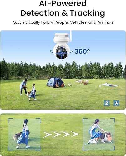 Miniatura 4 de REOLINK Cámara de batería celular 4G LTE de grabación de 360 247 con grabación previa de 10s, visión nocturna ColorX 2K con gran apertura F1.0,