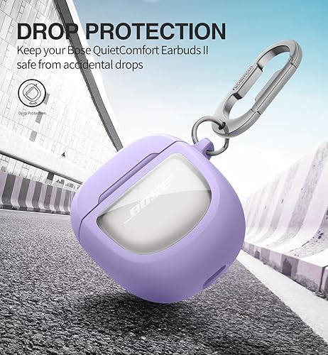 Miniatura 8 de SURITCH Fundas protectoras para auriculares Bose QuietComfort II 2022/QuietComfort Ultra/Ultra de 2ª generación, a prueba de golpes, para Bose QC ii