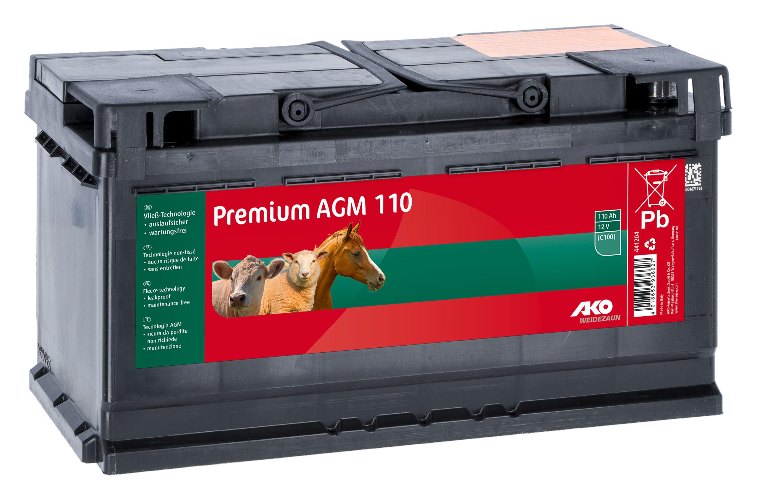AKO Premium AGM Batterie, 110 AH