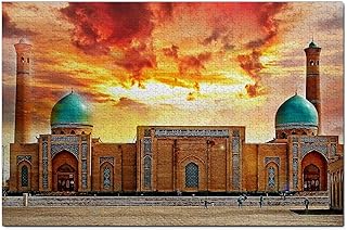 Usbekistan-Puzzle, 1000 Teile, Hazrati-Imam-Moschee, Taschkent, Usbekistan, Puzzlespiel, Kunstwerk, Reisesouvenir, 50 x 70 cm