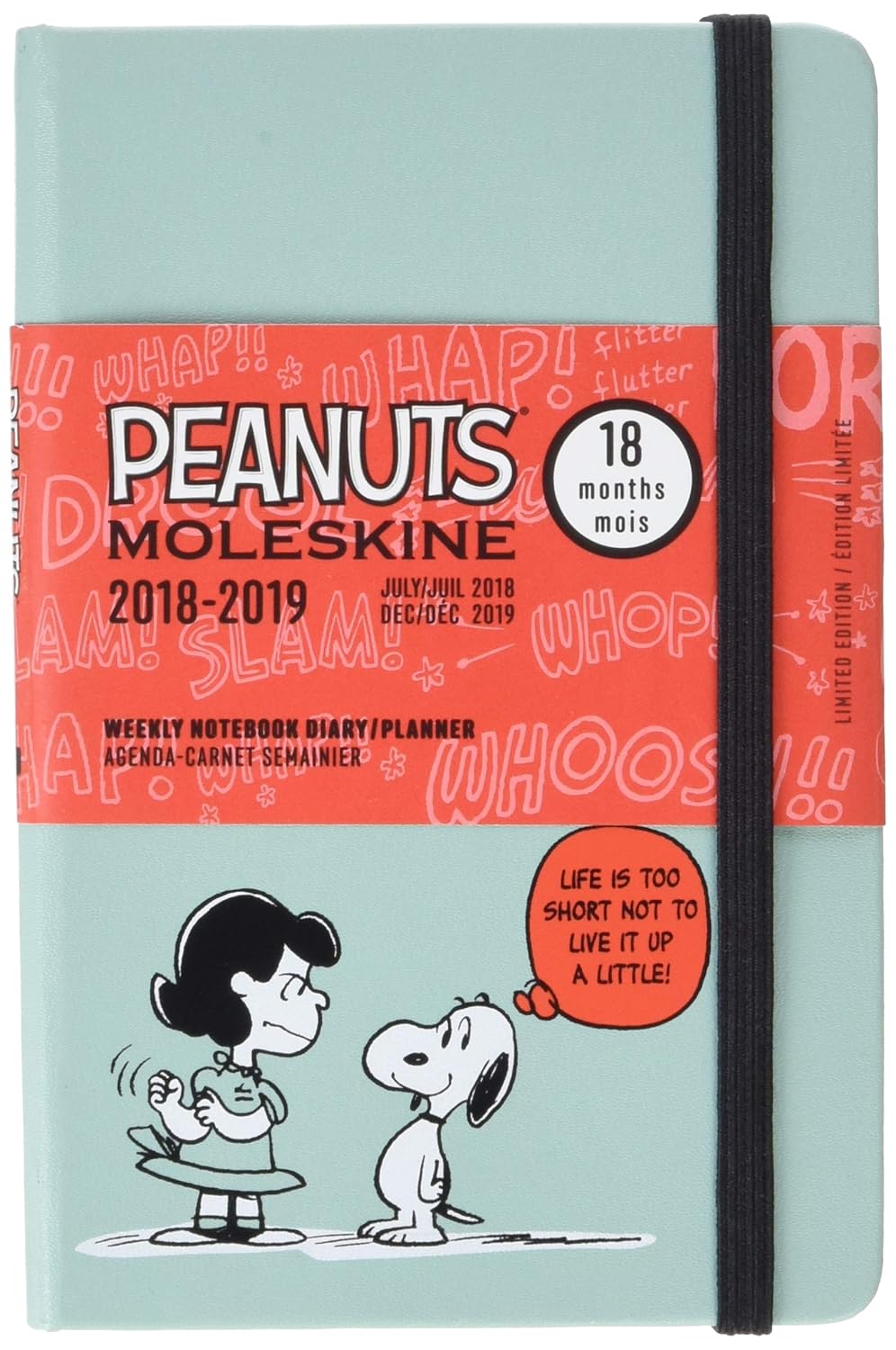 Moleskine Peanuts Green Pocket Weekly Notebook 20182019 Diary/Planner