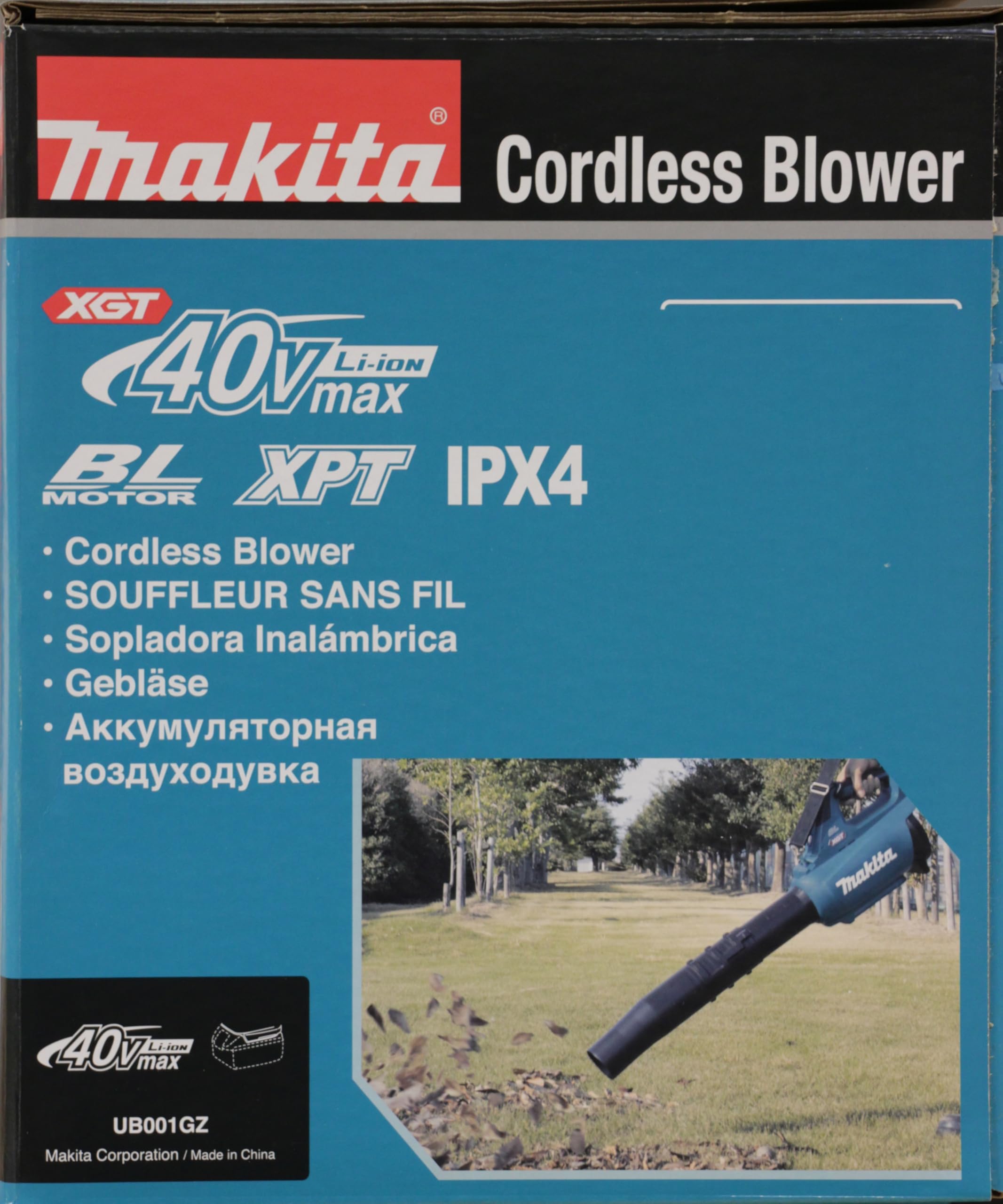 Soplador a batería 40Vmax XGT BL Marca Makita