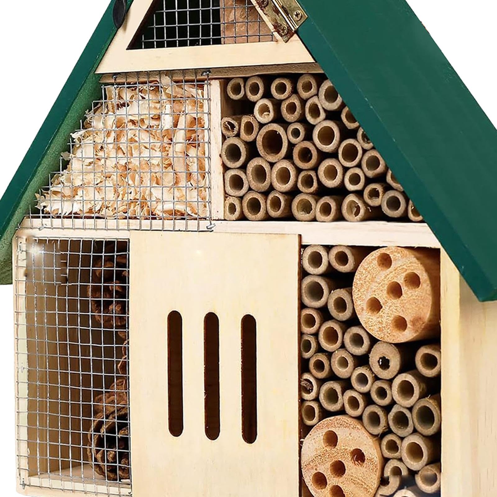 CLUB BOLLYWOOD®Bee Hotel Beneficial Bee Box Ladybug Habitat Bee Hotel for Outdoor Fence|Home & Garden|Home & Garden|Home & Garden|0