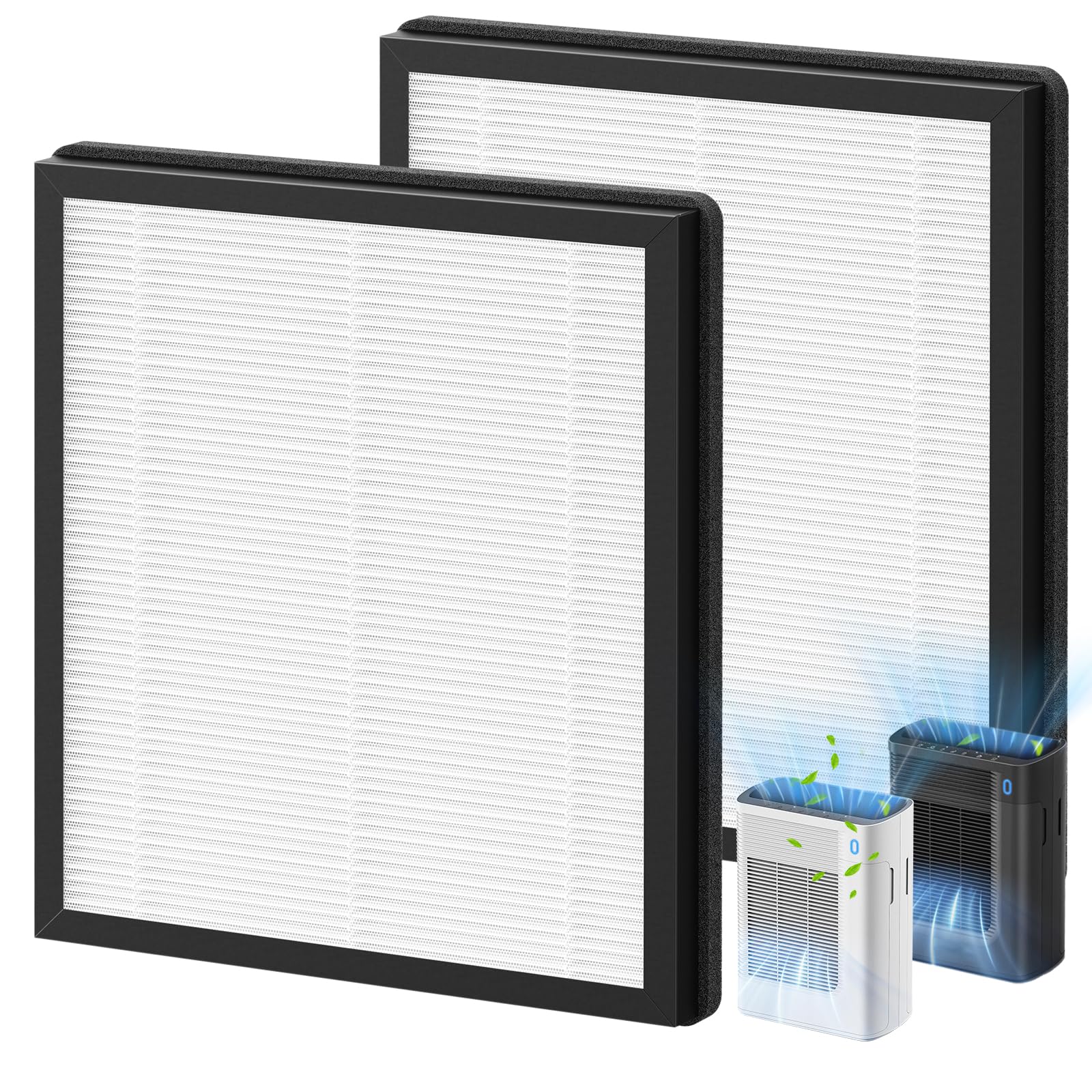 Filtres de rechange purificateur Trucozie T356 contre les poils d'animaux et le pollen