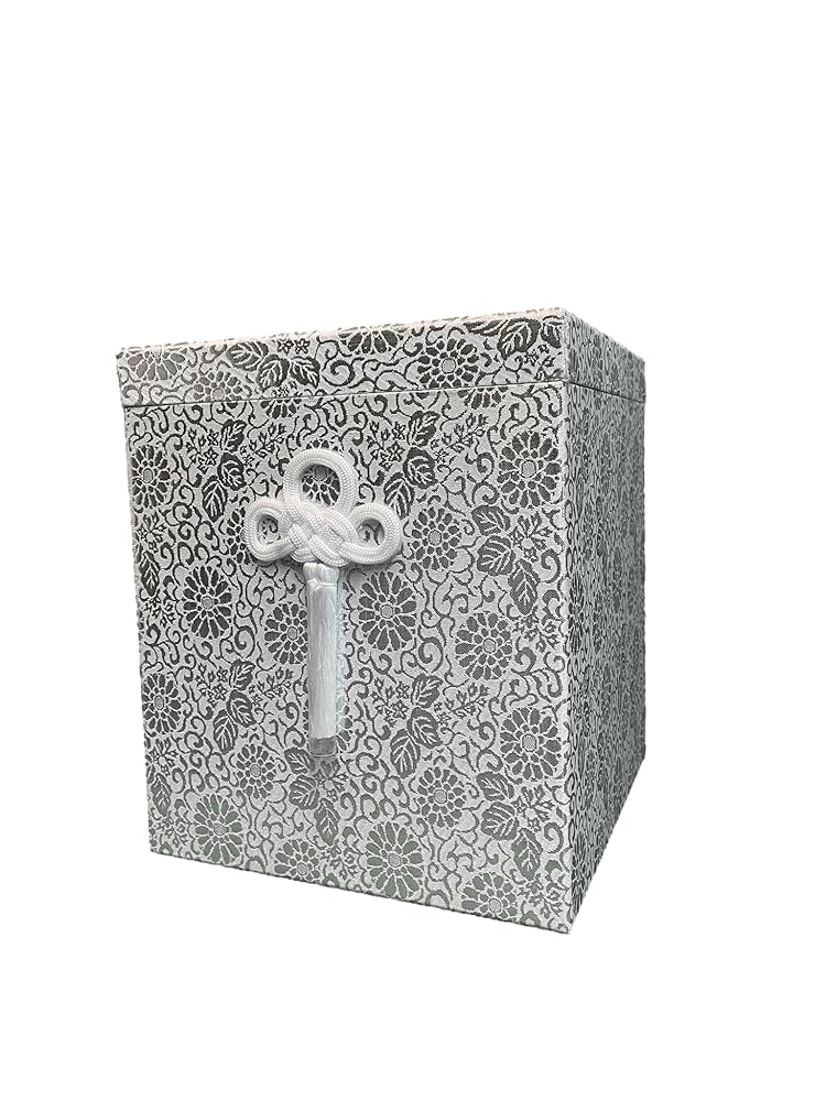 九寸 骨切り Amazon｜7寸骨壷｜防湿中蓋つき骨壷7寸白並+骨箱（ヌキナシ銀